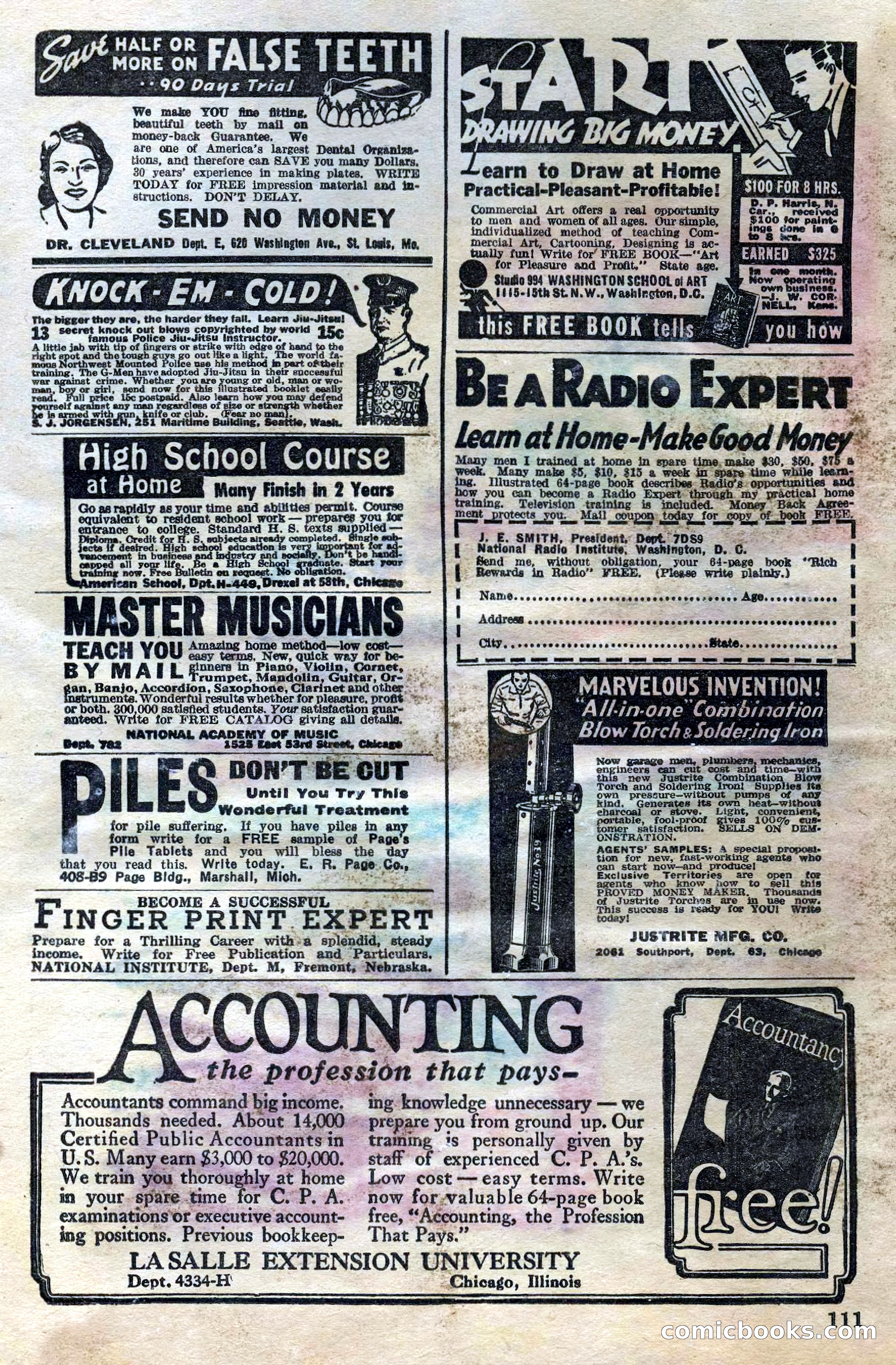 Dare-Devil Aces, April 1937 — page 113 of 117