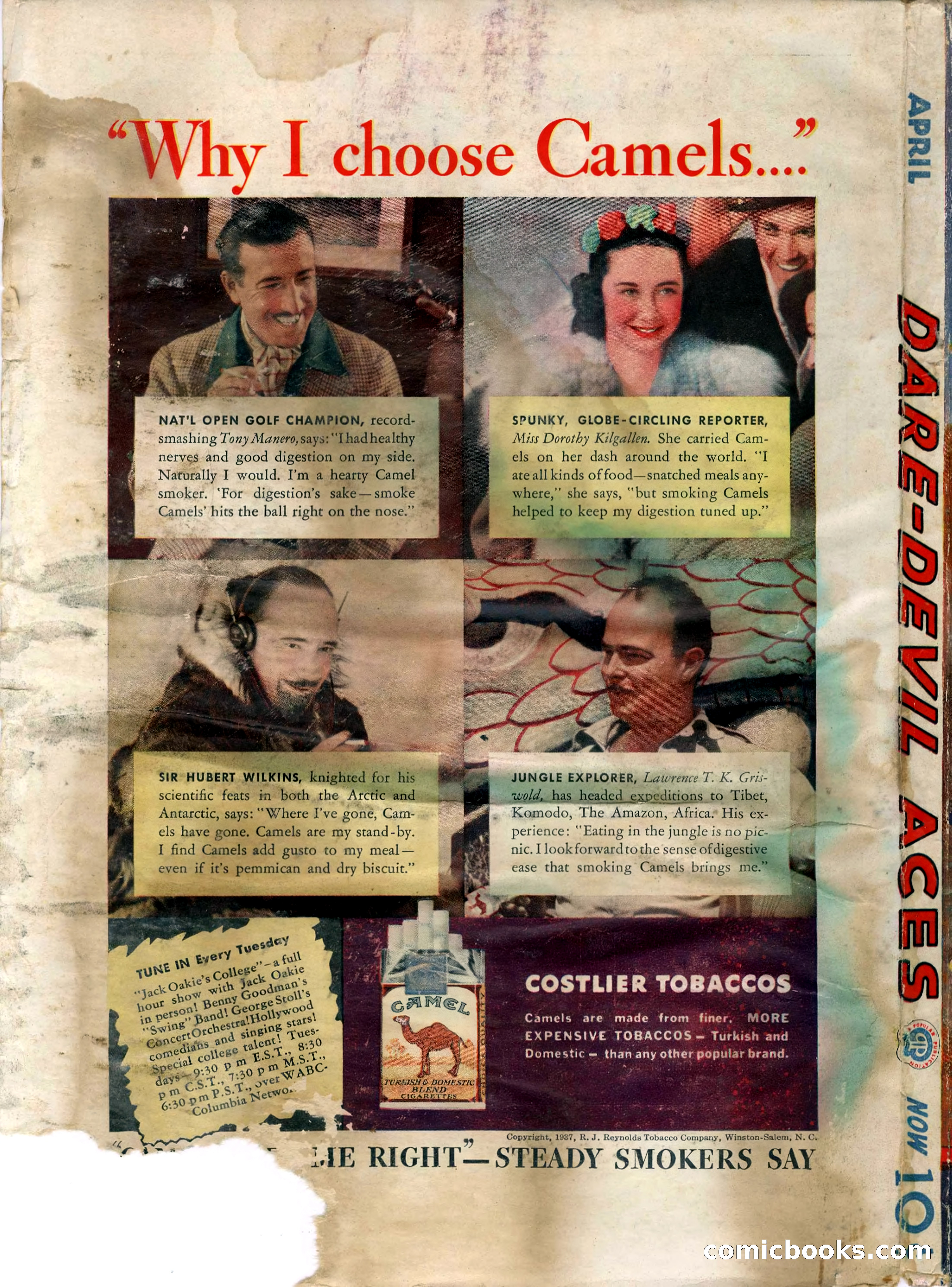 Dare-Devil Aces, April 1937 — page 116 of 117