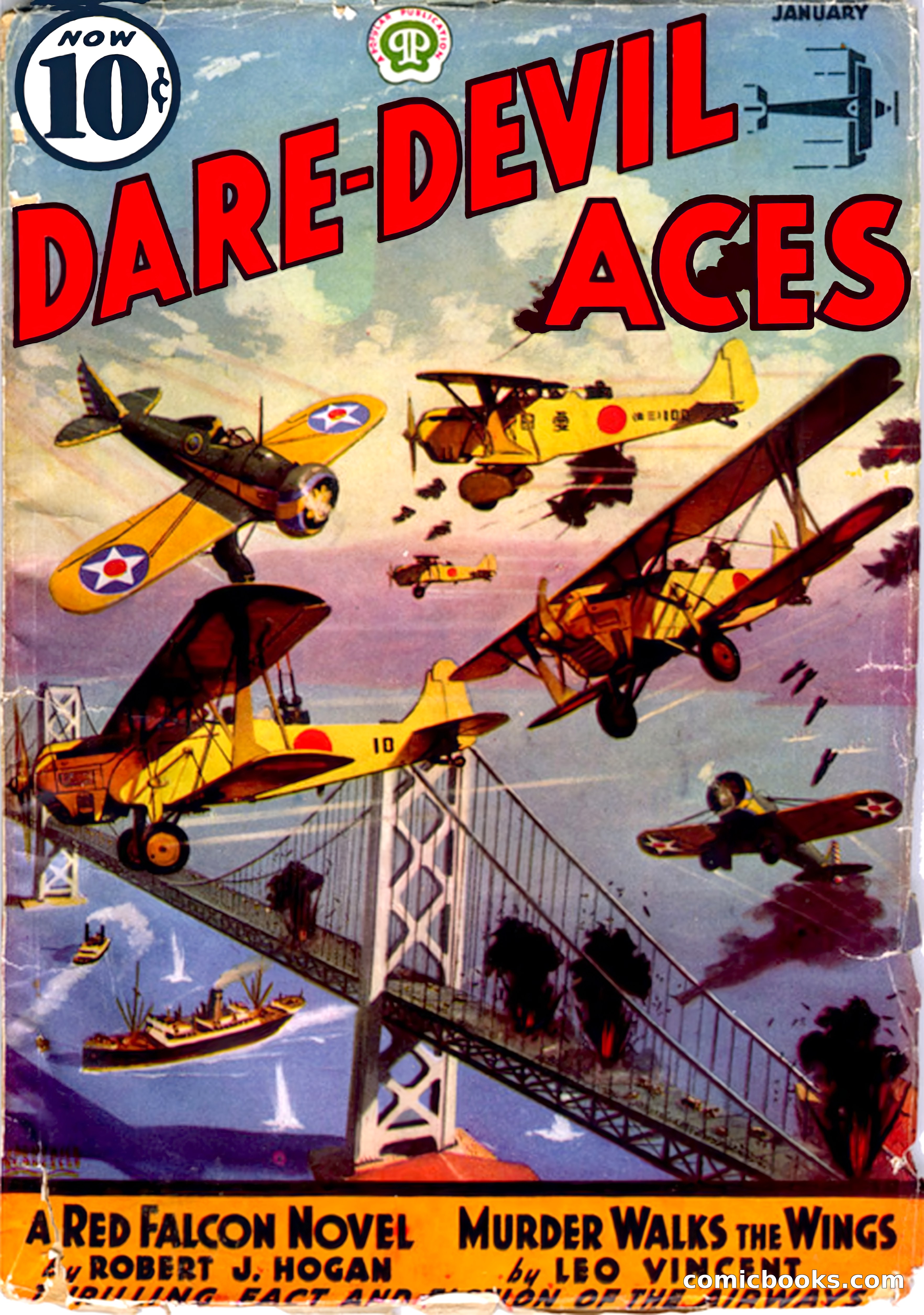 Dare-Devil Aces, January 1938 — page 1 of 116