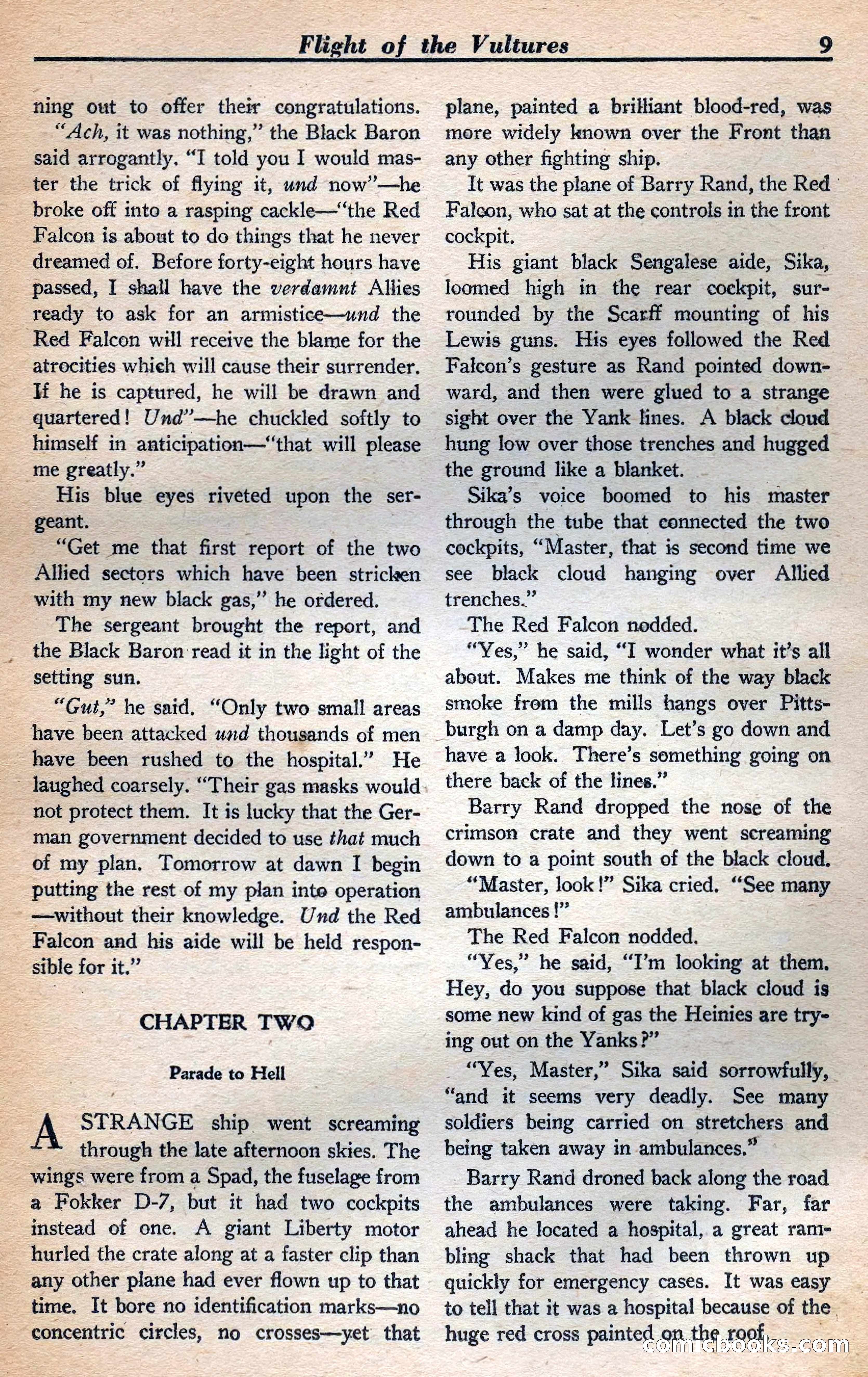 Dare-Devil Aces, January 1938 — page 10 of 116