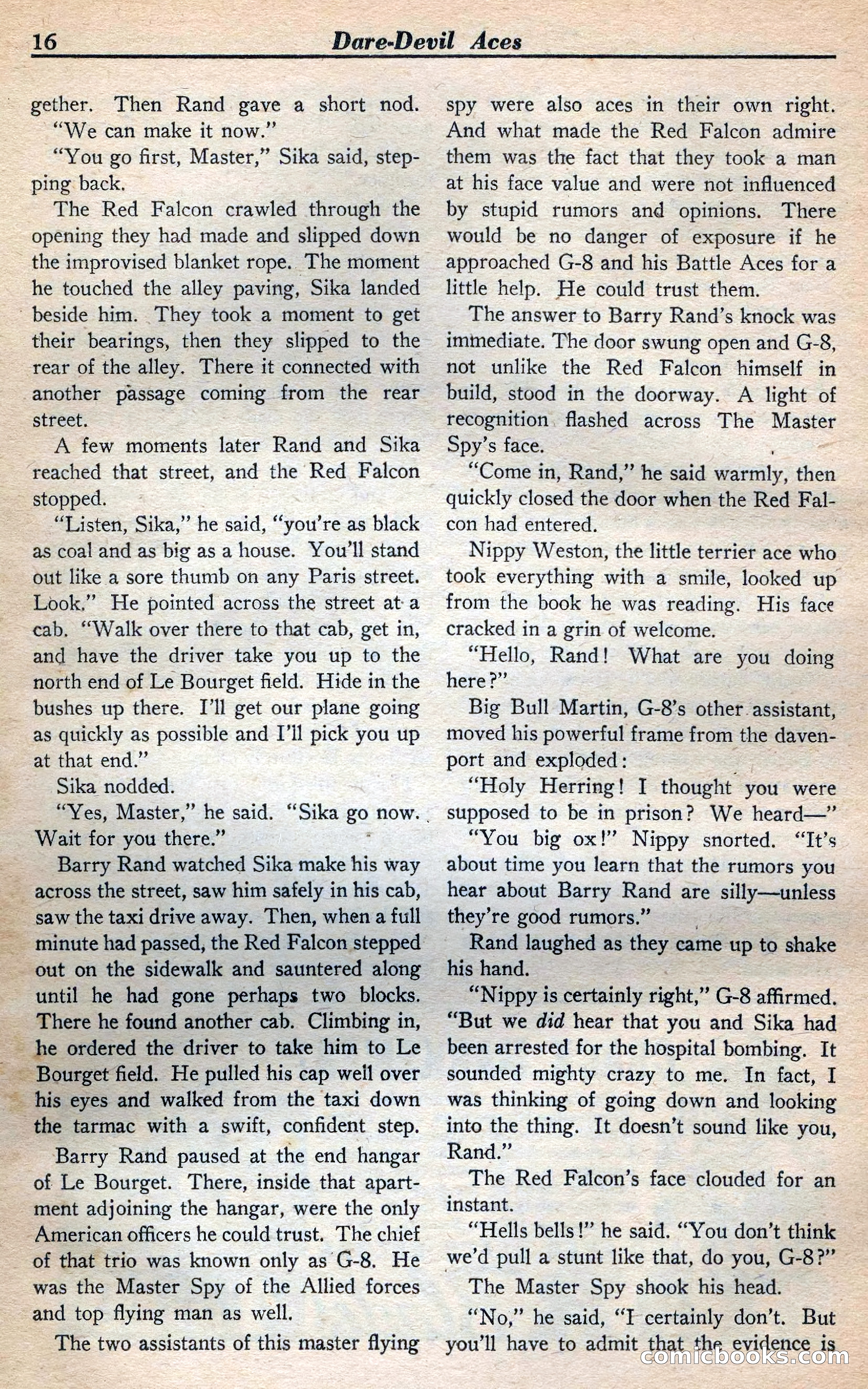 Dare-Devil Aces, January 1938 — page 17 of 116