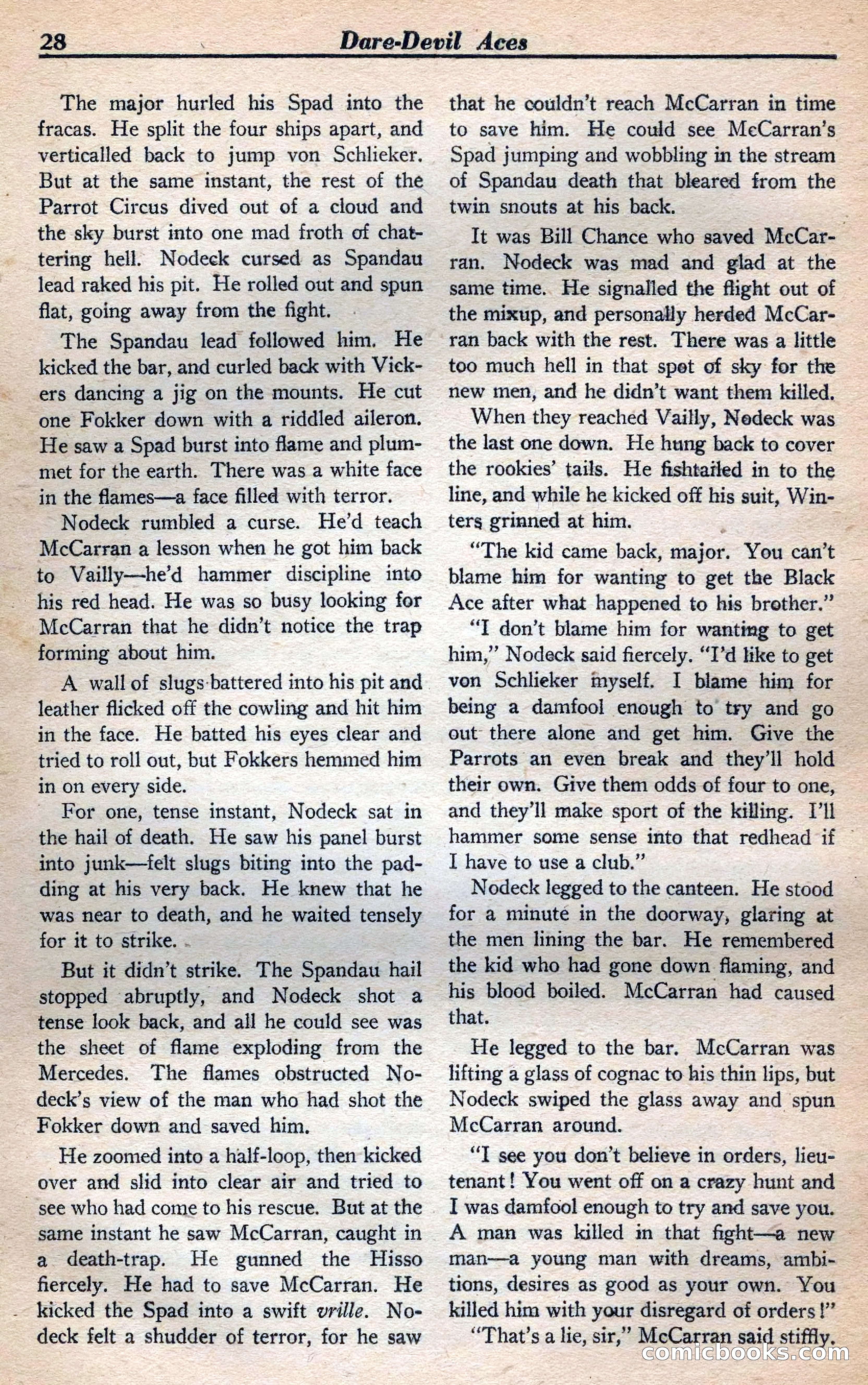 Dare-Devil Aces, January 1938 — page 29 of 116