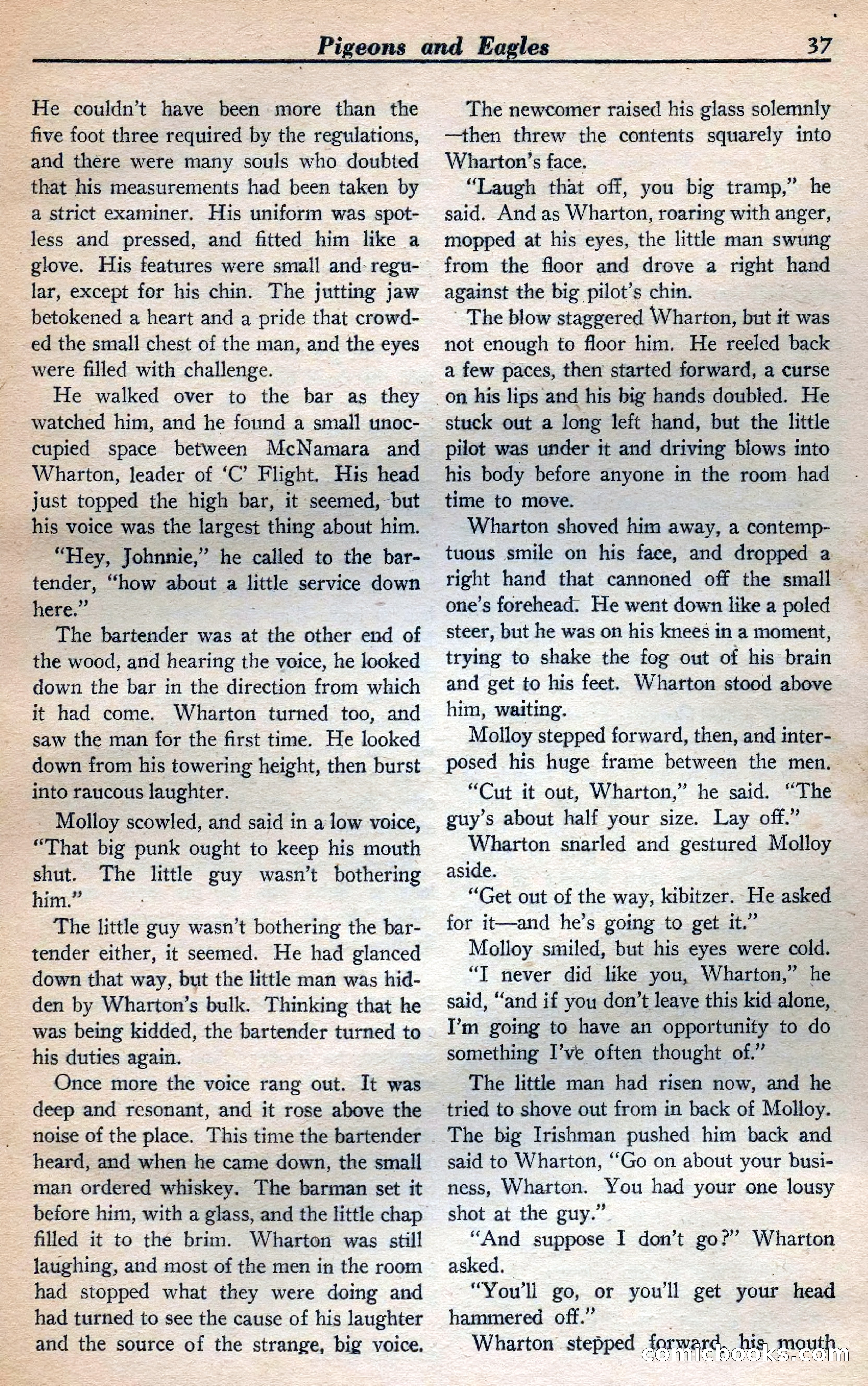 Dare-Devil Aces, January 1938 — page 38 of 116
