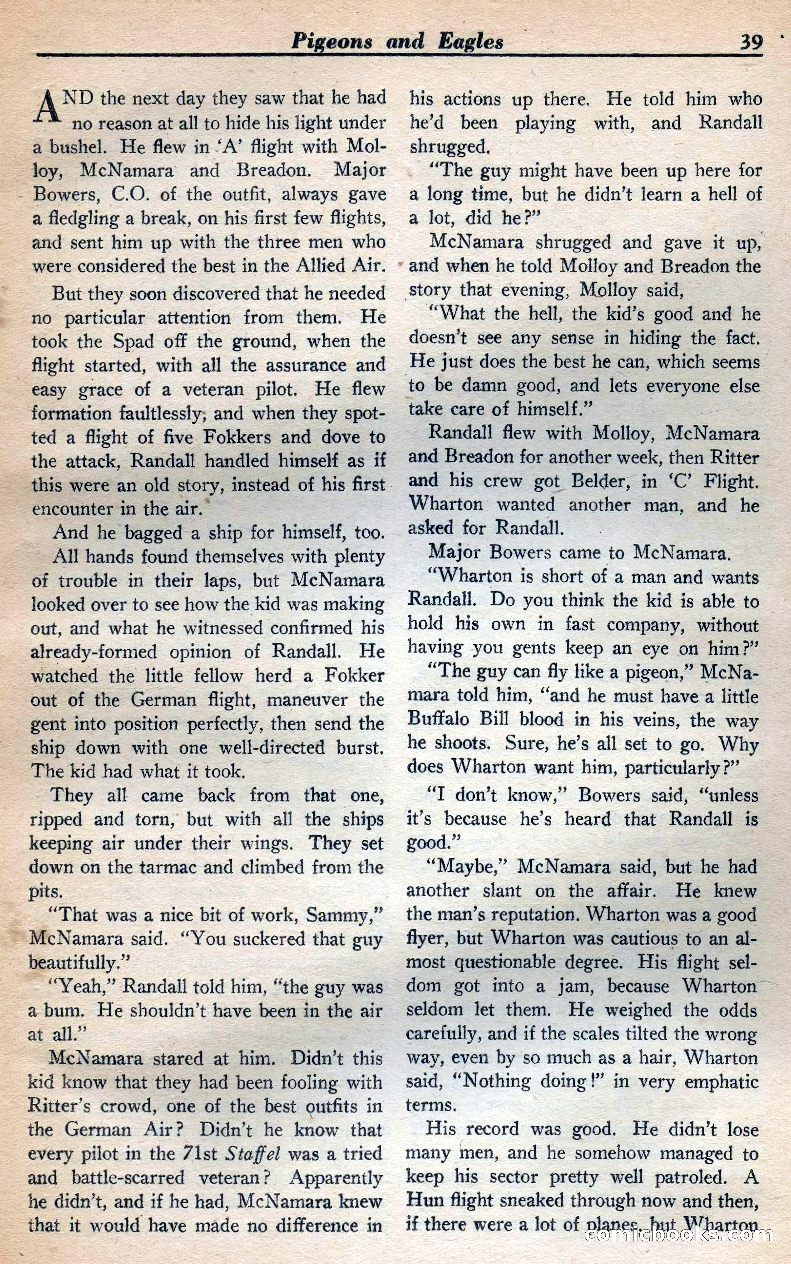 Dare-Devil Aces, January 1938 — page 40 of 116