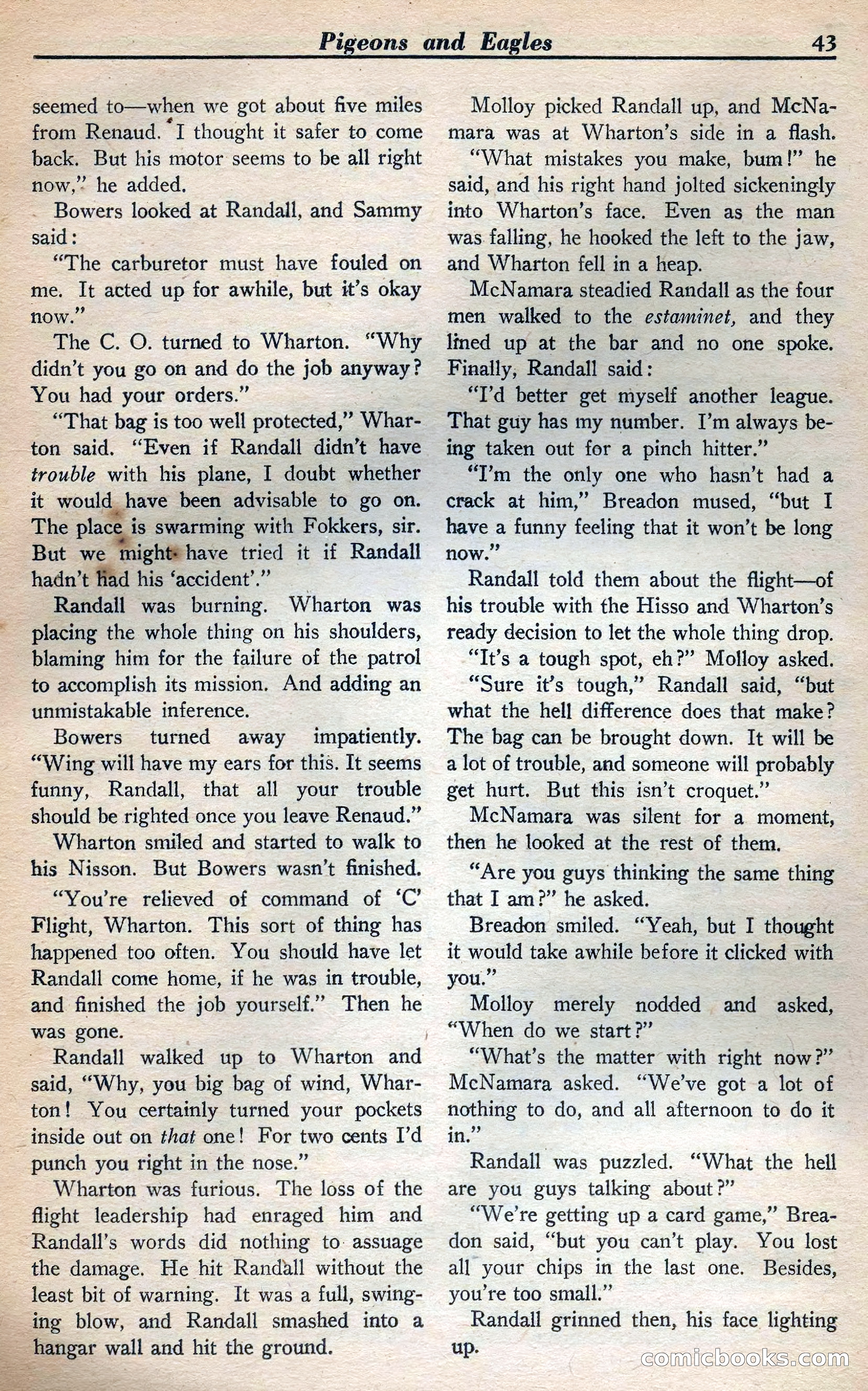 Dare-Devil Aces, January 1938 — page 44 of 116
