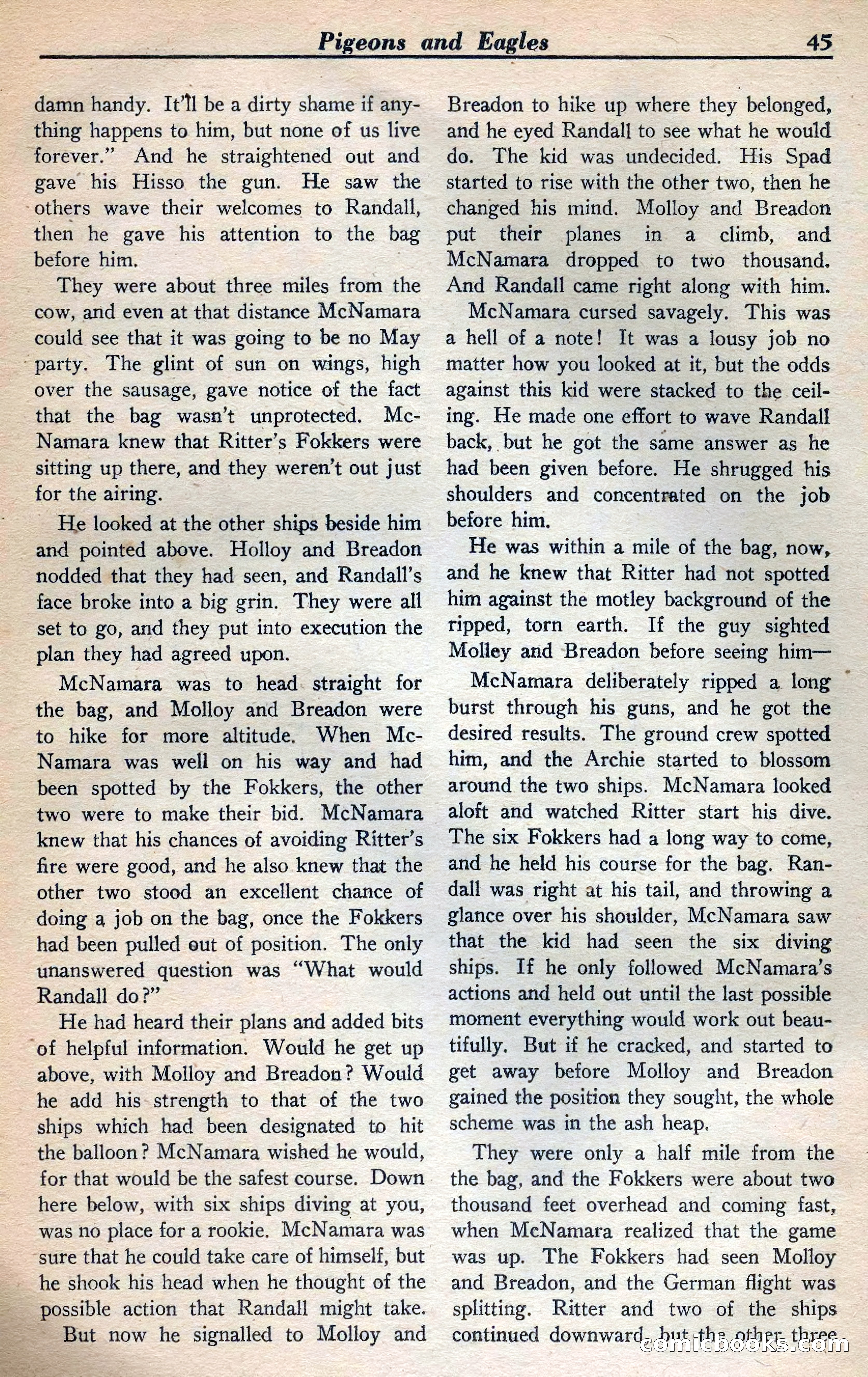 Dare-Devil Aces, January 1938 — page 46 of 116