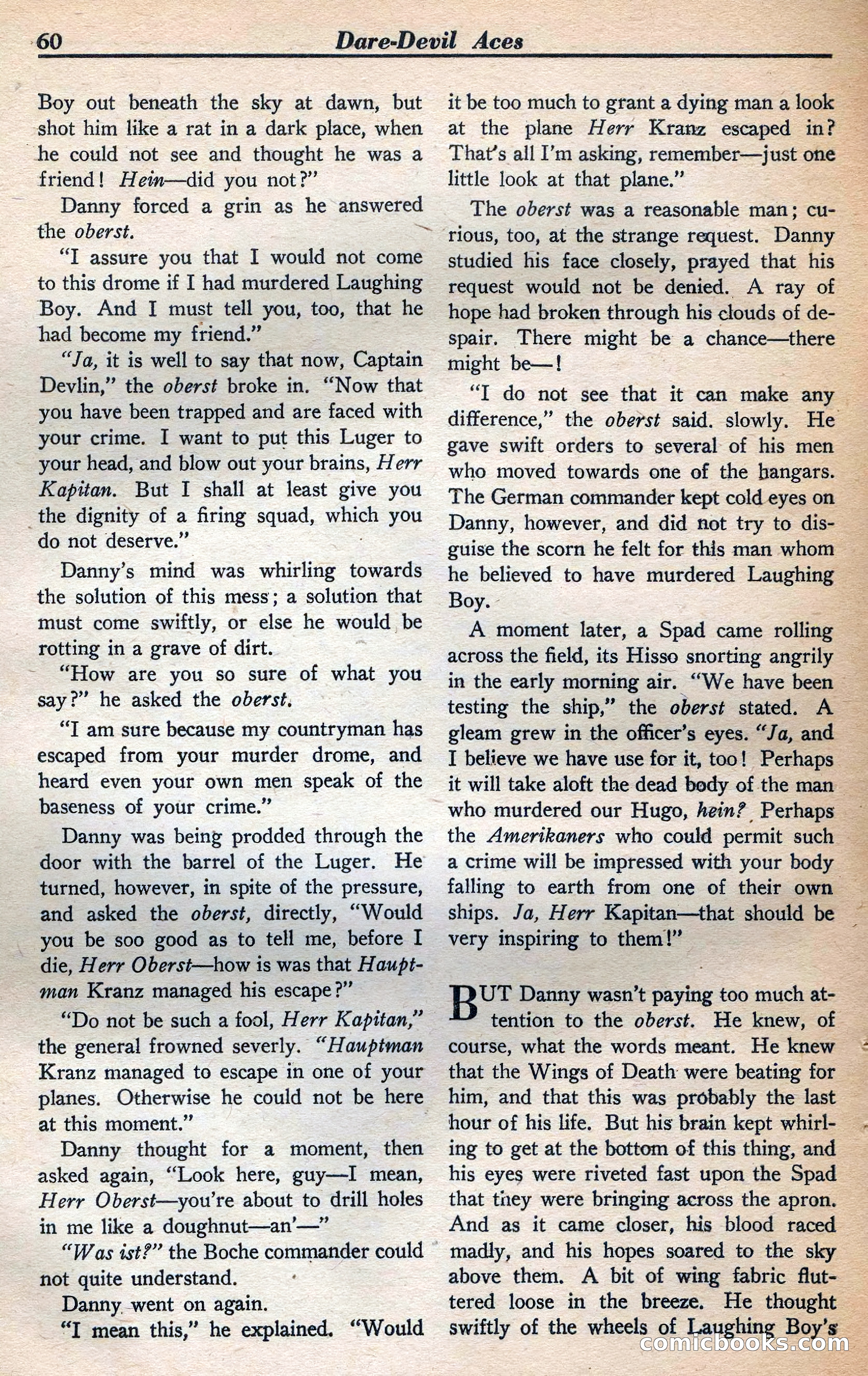 Dare-Devil Aces, January 1938 — page 61 of 116