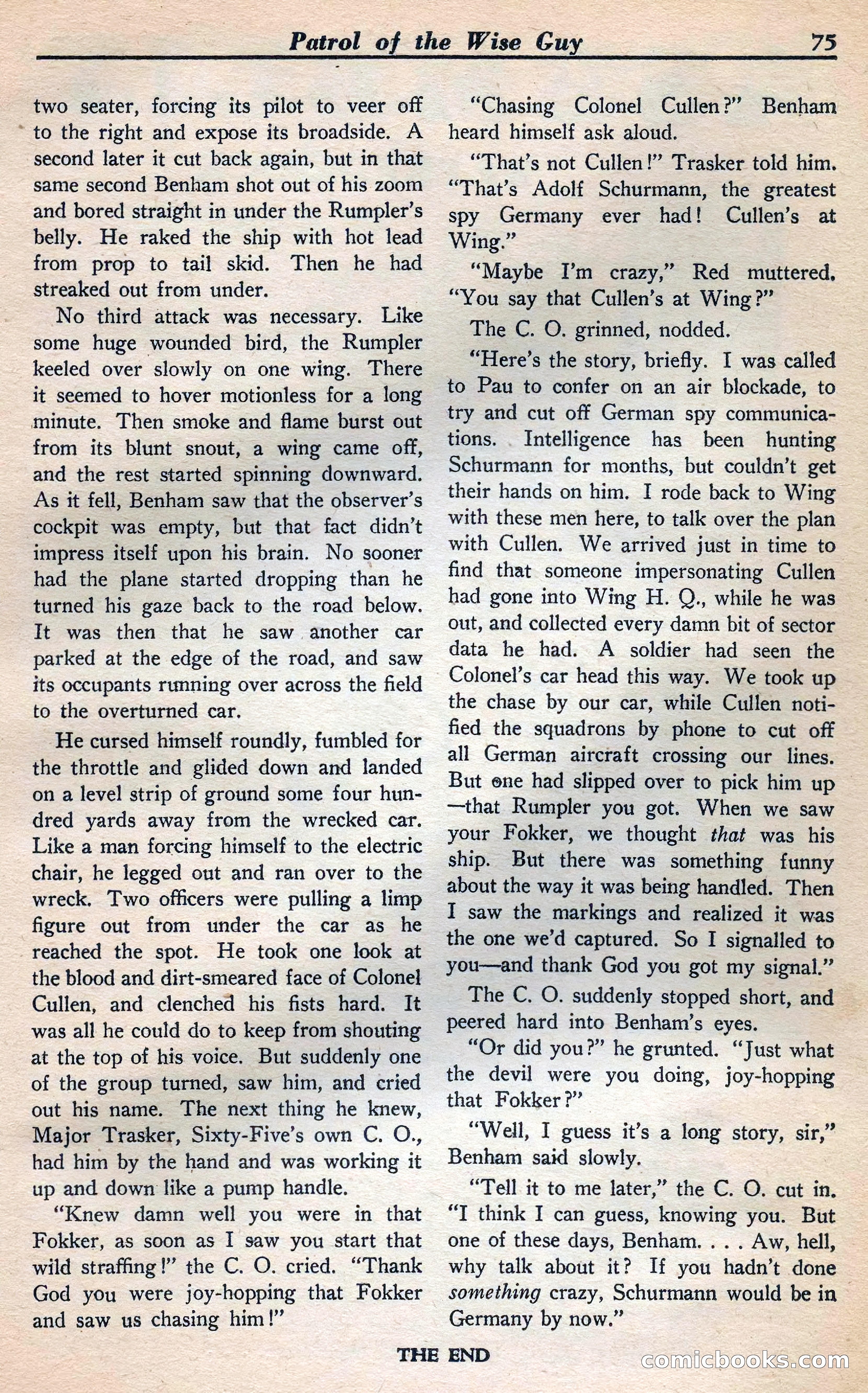 Dare-Devil Aces, January 1938 — page 76 of 116