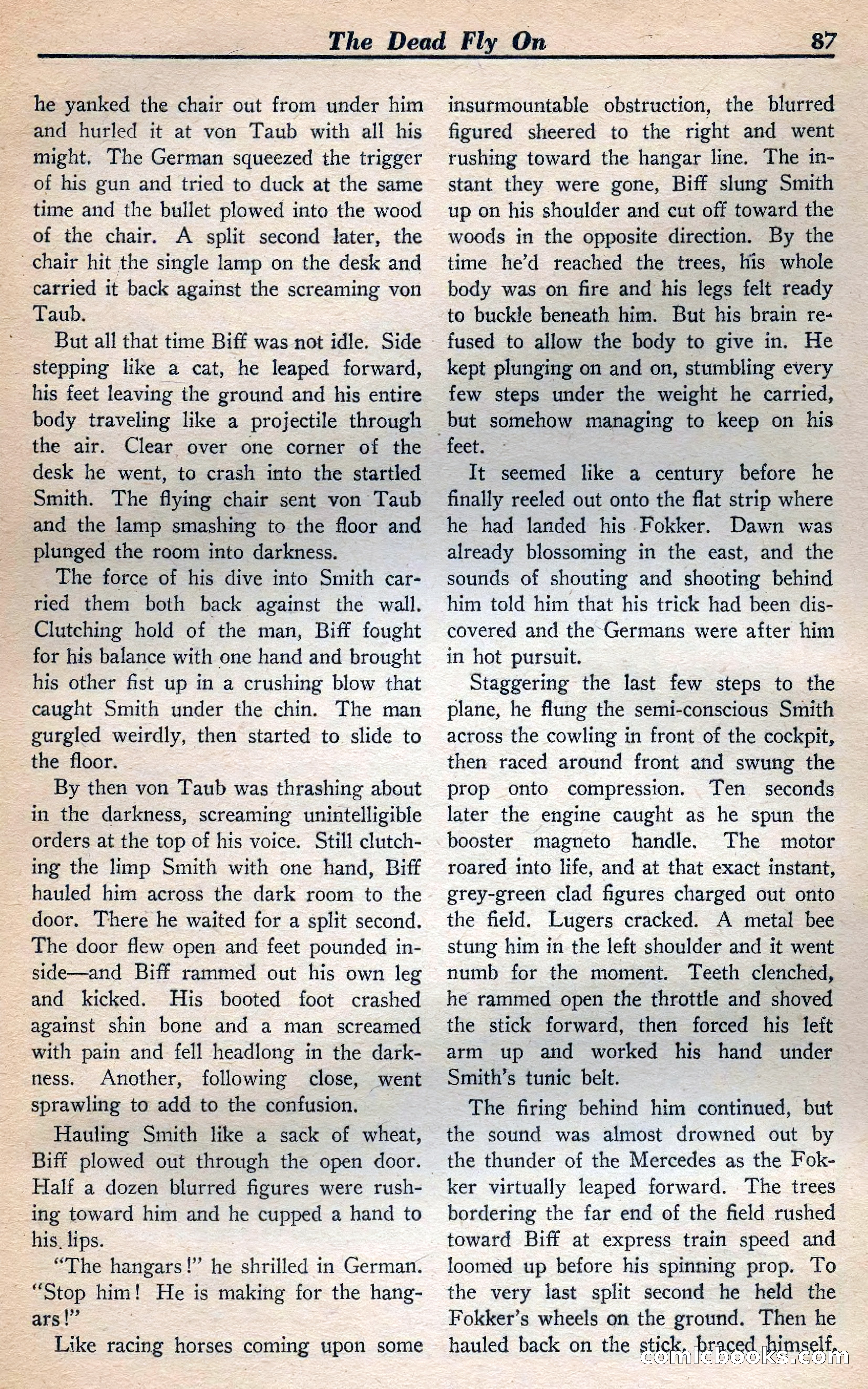 Dare-Devil Aces, January 1938 — page 88 of 116