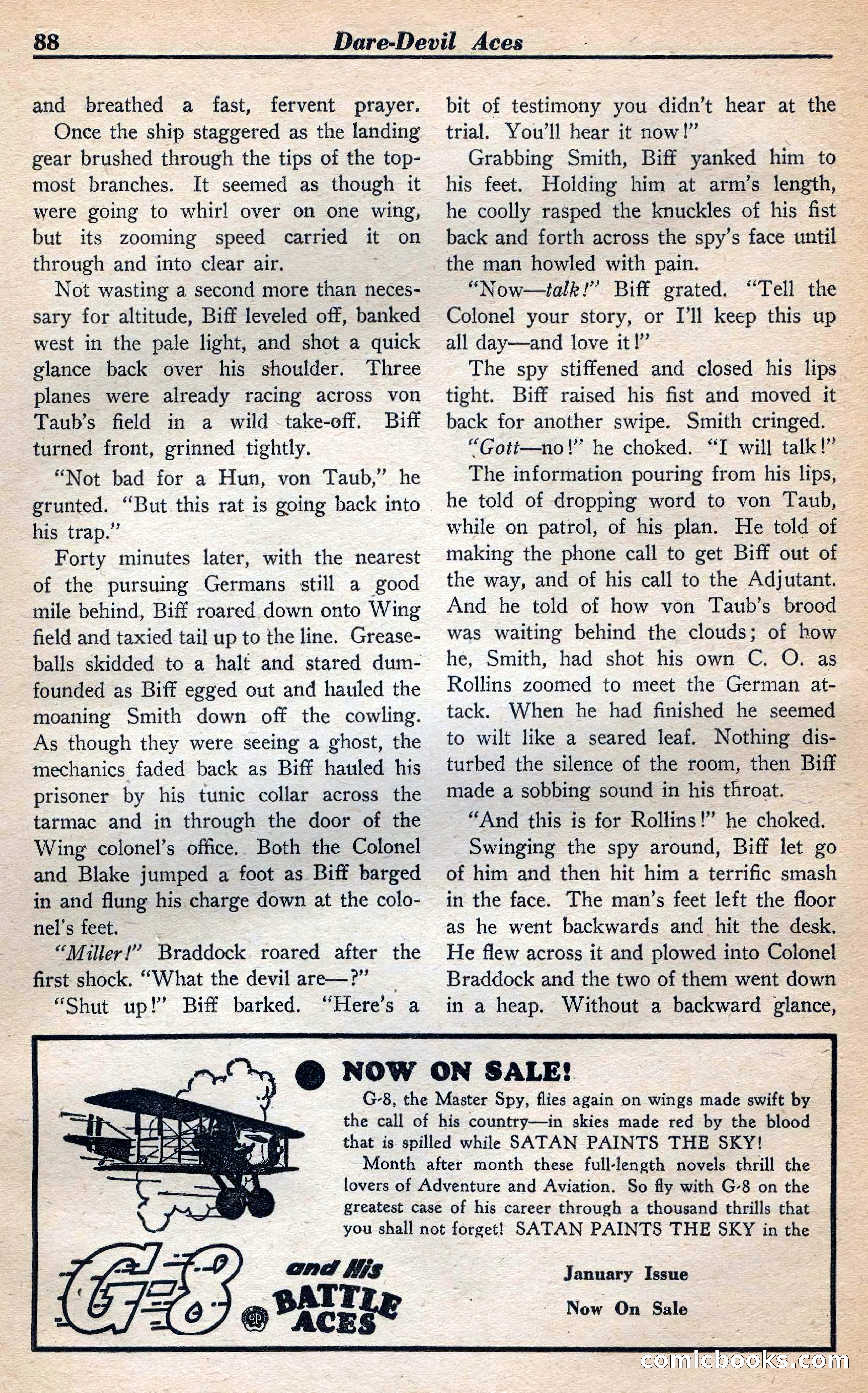 Dare-Devil Aces, January 1938 — page 89 of 116