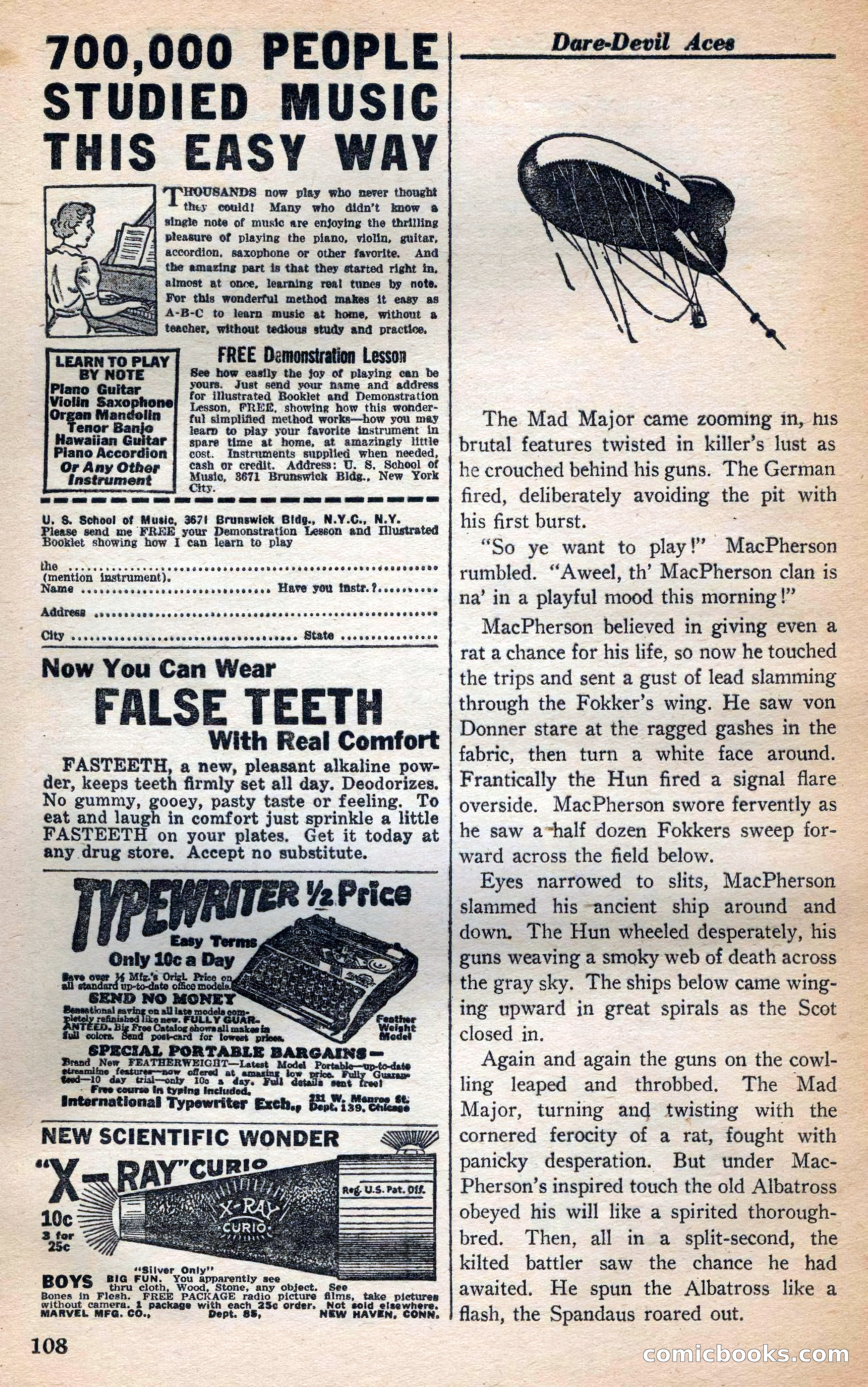 Dare-Devil Aces, January 1938 — page 109 of 116