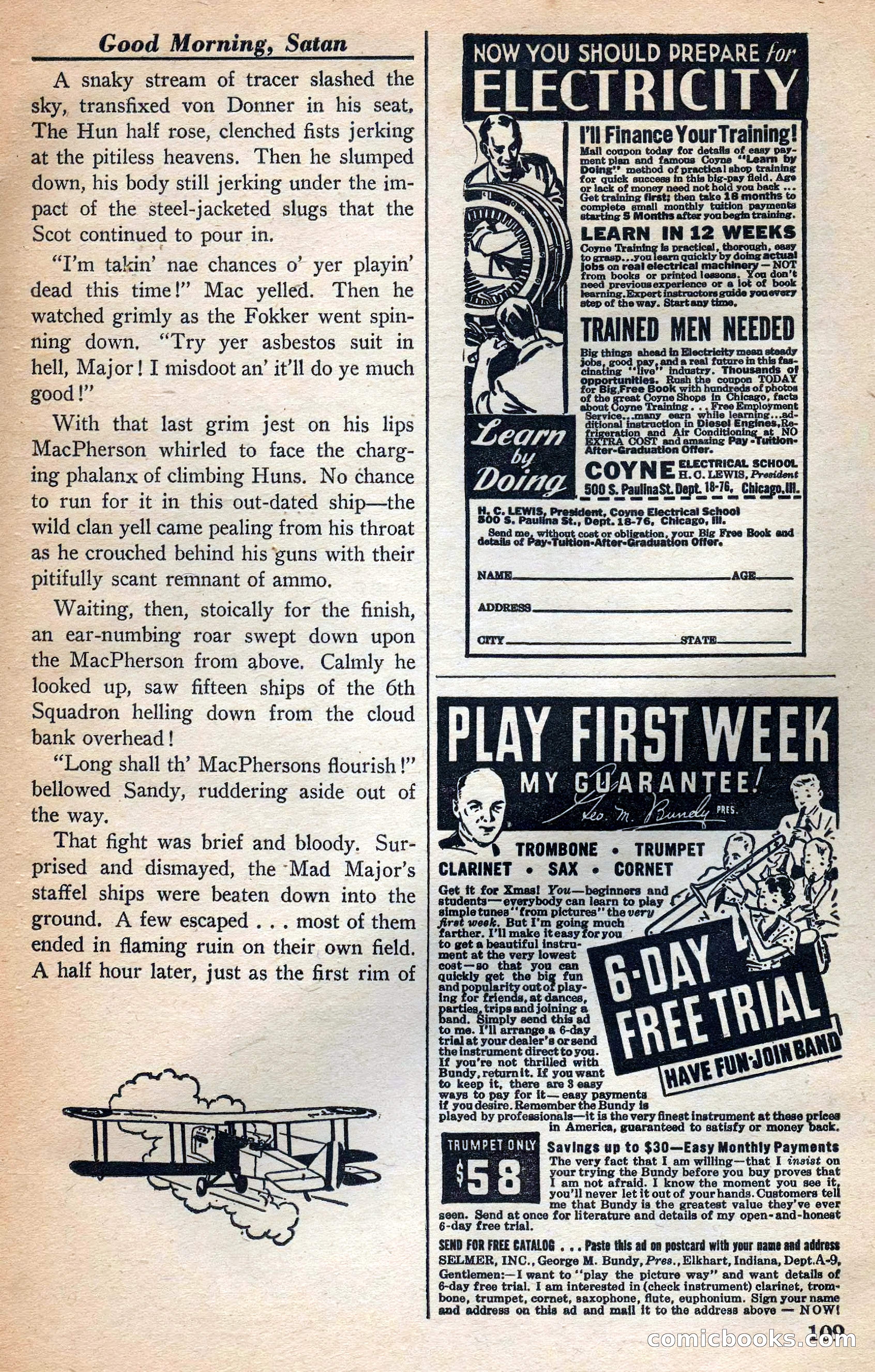Dare-Devil Aces, January 1938 — page 110 of 116