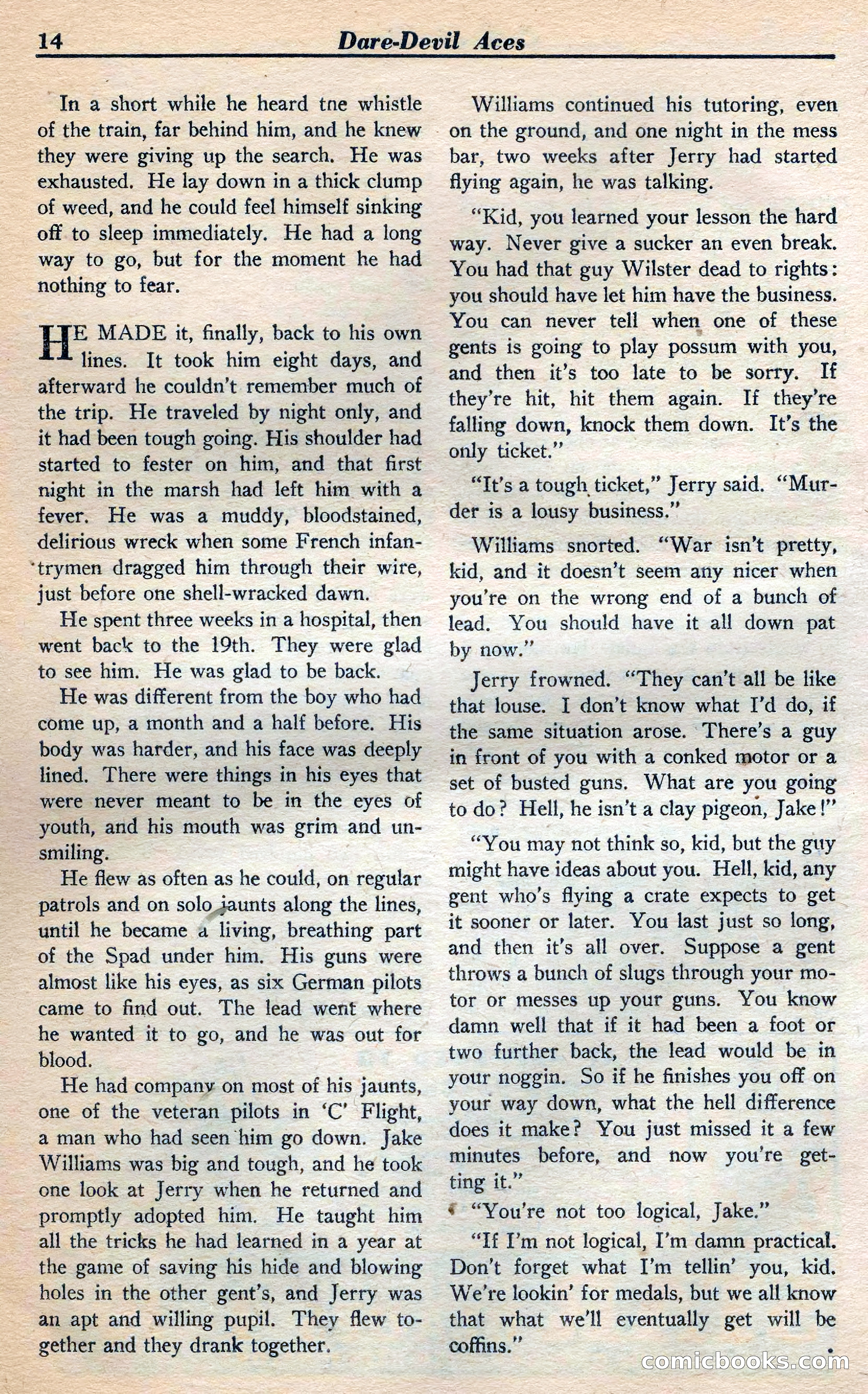 Dare-Devil Aces, Vol. 21, No. 3 — page 16 of 117