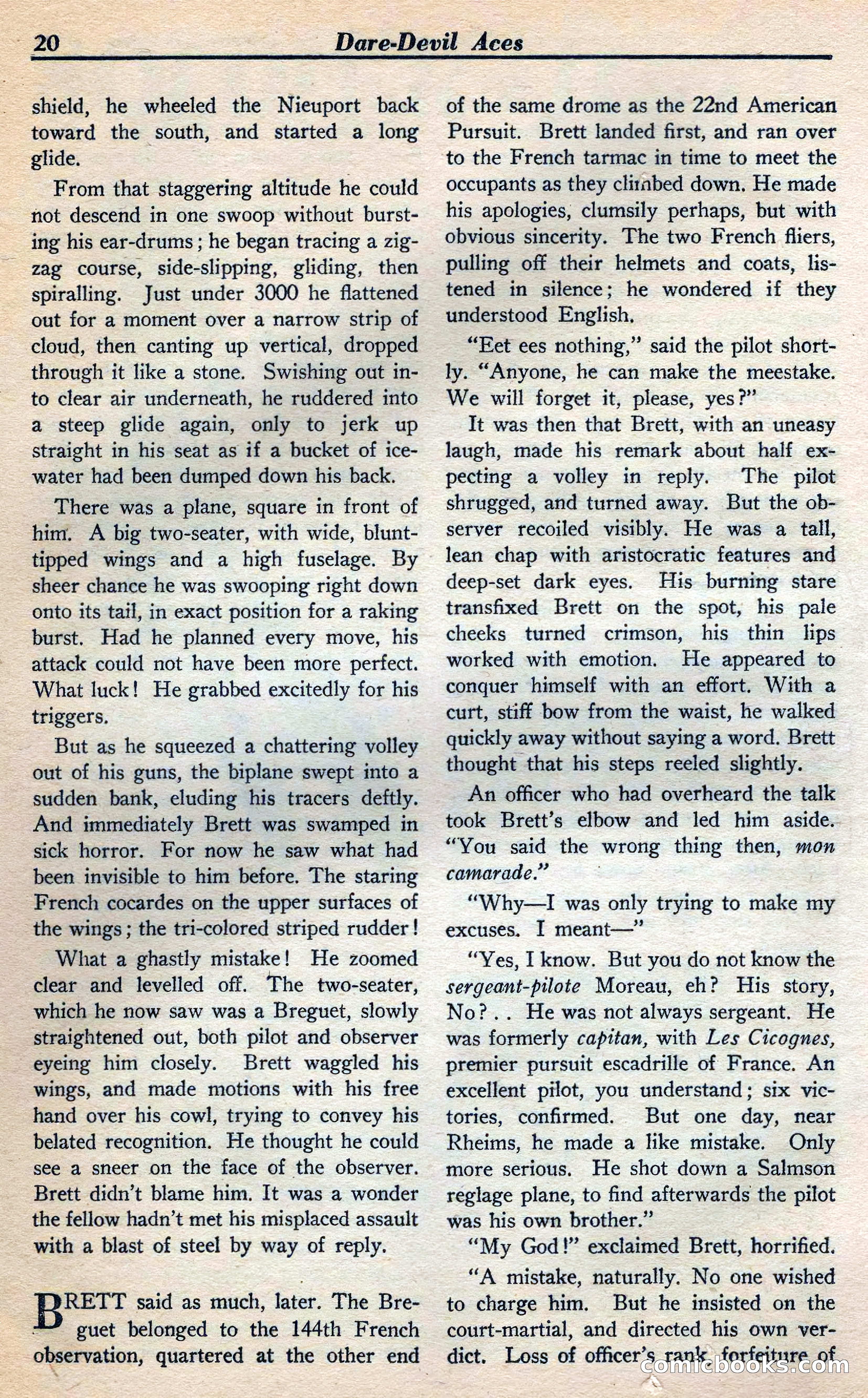 Dare-Devil Aces, Vol. 21, No. 3 — page 22 of 117