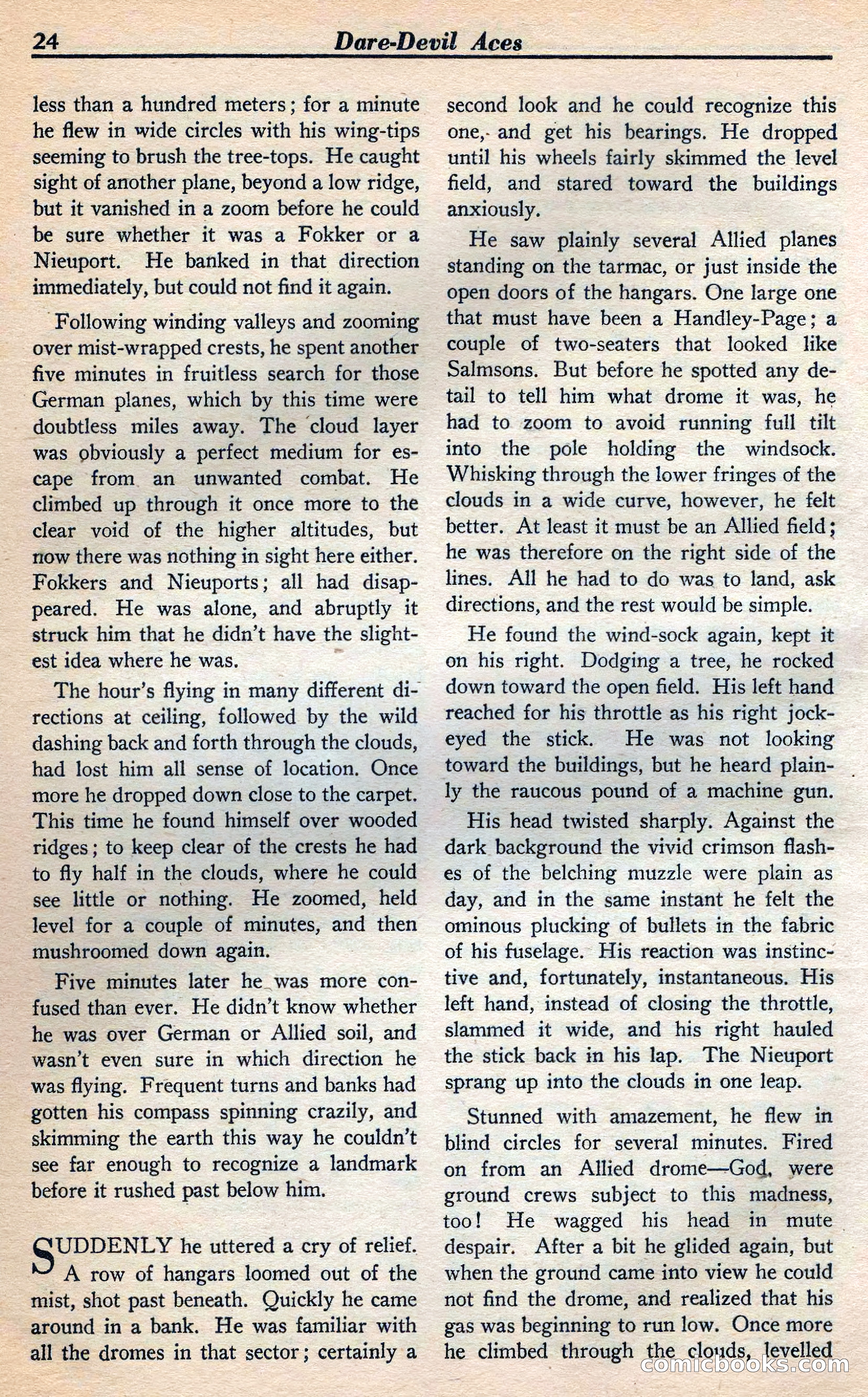 Dare-Devil Aces, Vol. 21, No. 3 — page 26 of 117