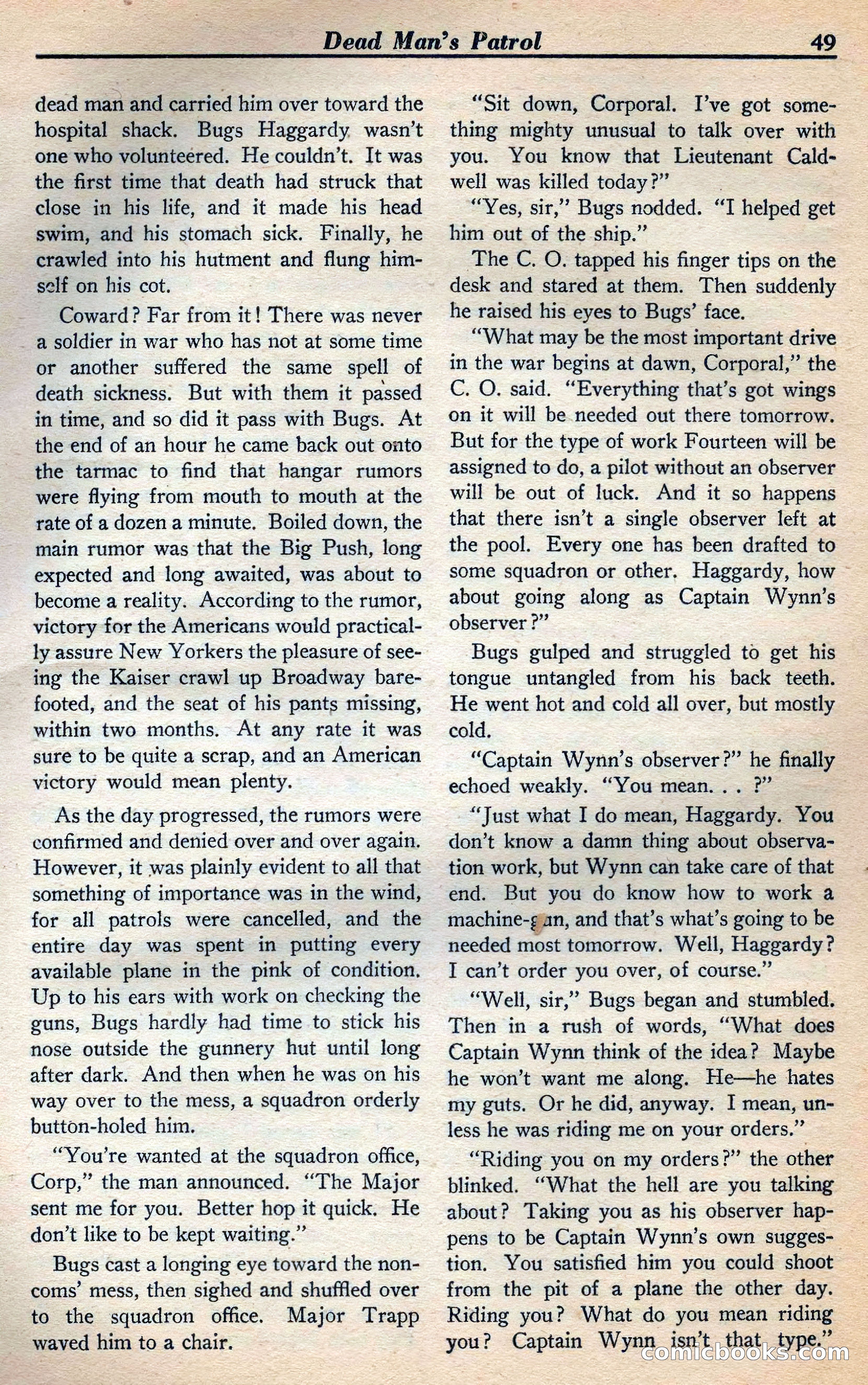 Dare-Devil Aces, Vol. 21, No. 3 — page 51 of 117