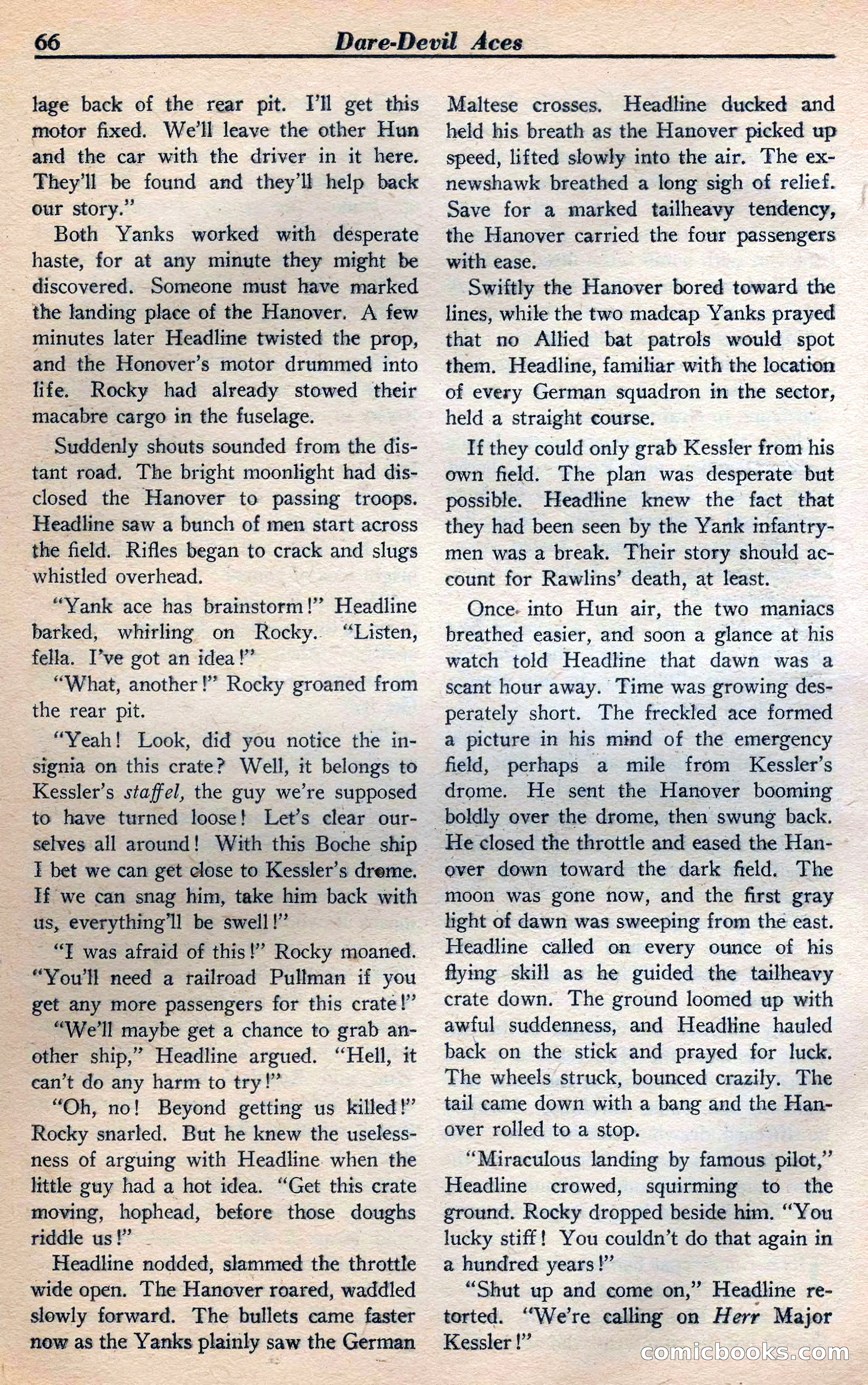 Dare-Devil Aces, Vol. 21, No. 3 — page 68 of 117