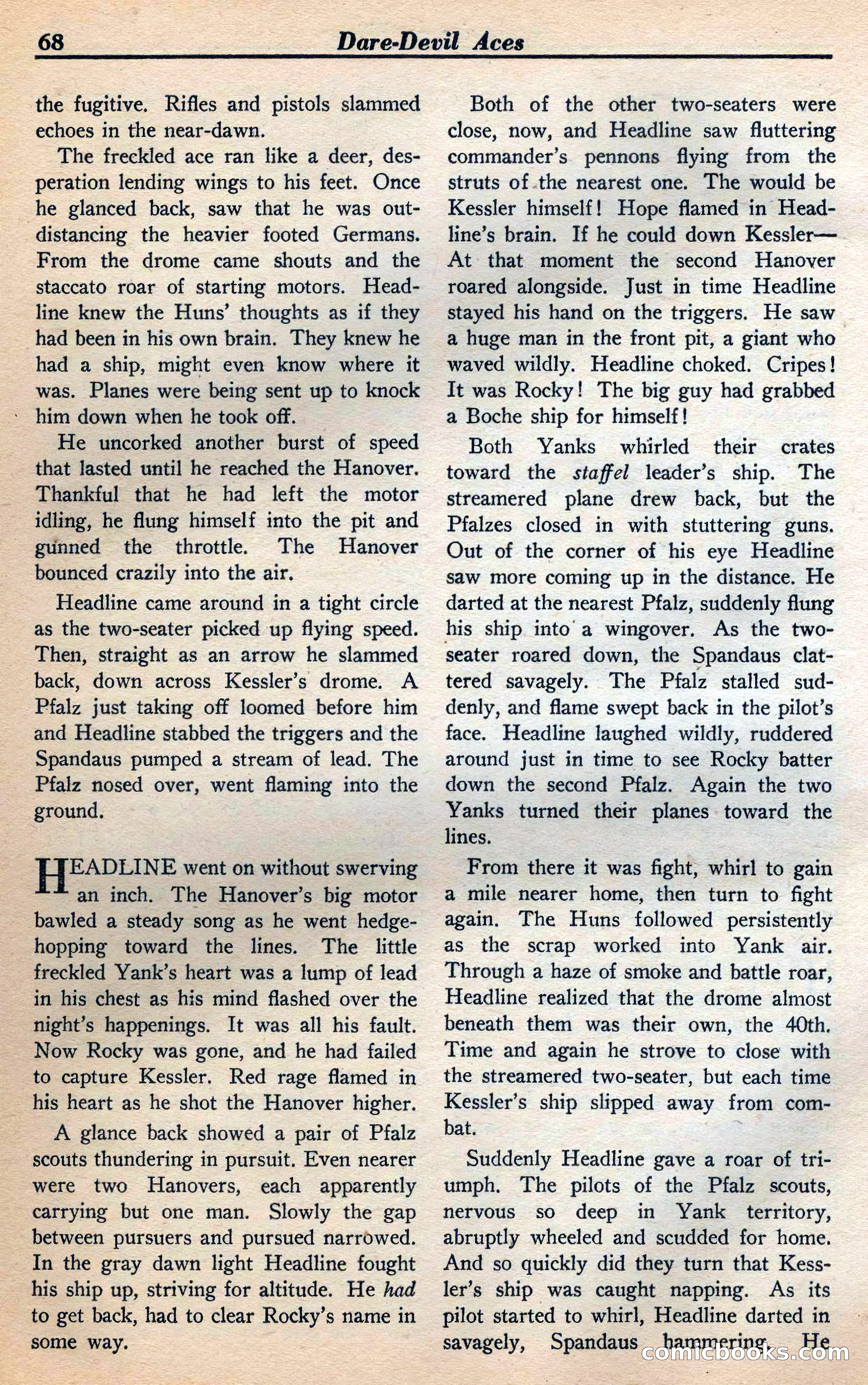 Dare-Devil Aces, Vol. 21, No. 3 — page 70 of 117