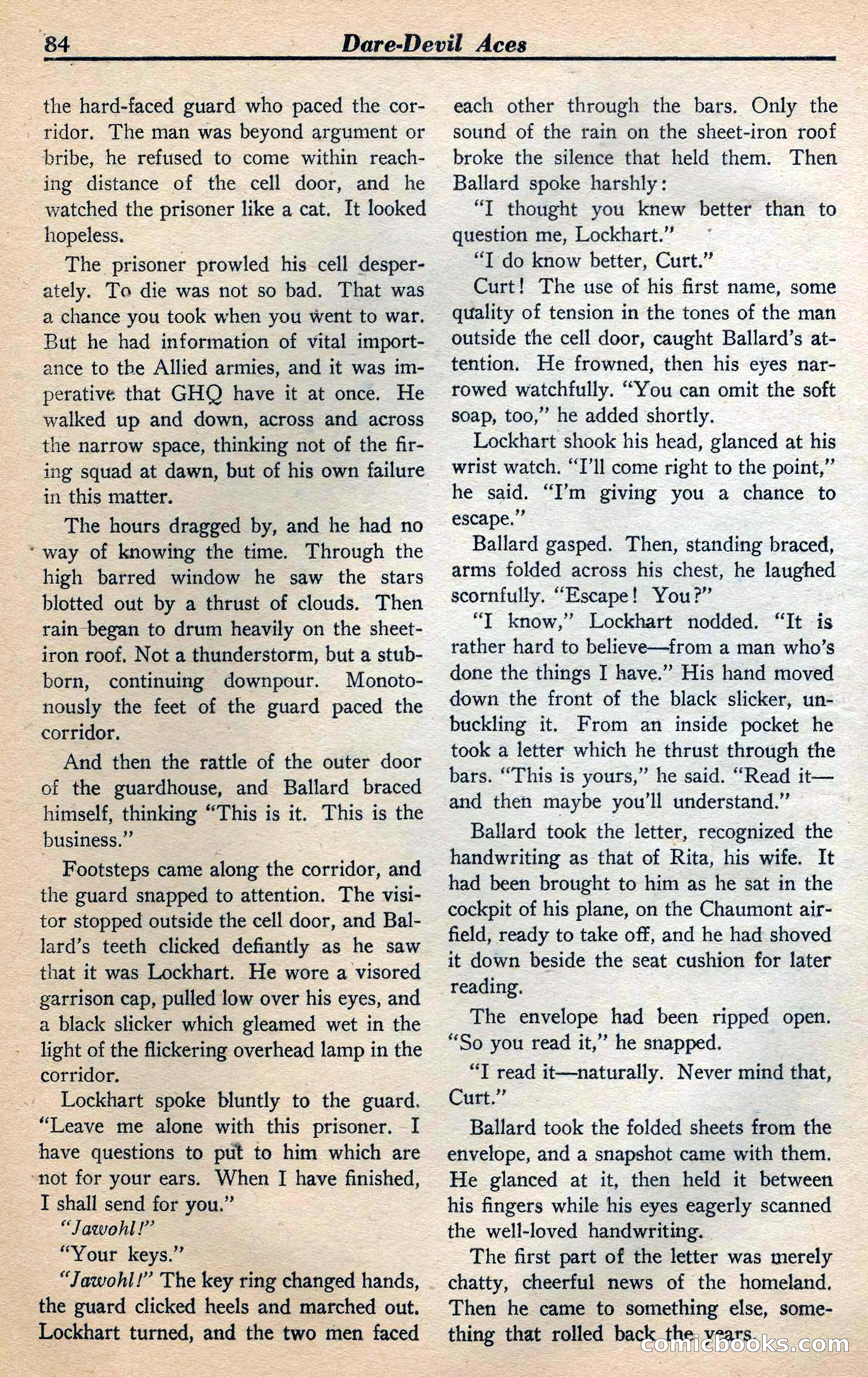Dare-Devil Aces, Vol. 21, No. 3 — page 86 of 117