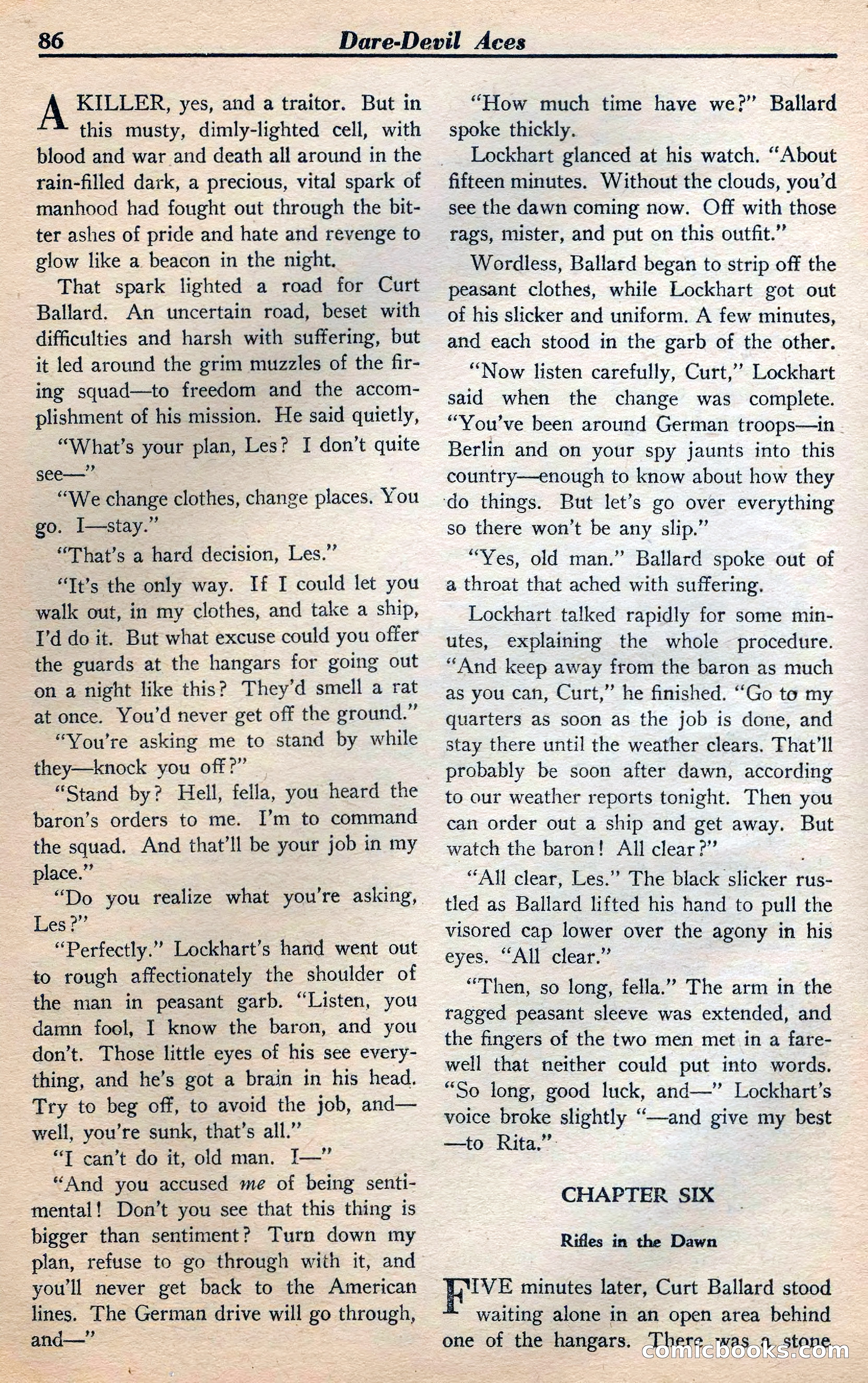 Dare-Devil Aces, Vol. 21, No. 3 — page 88 of 117