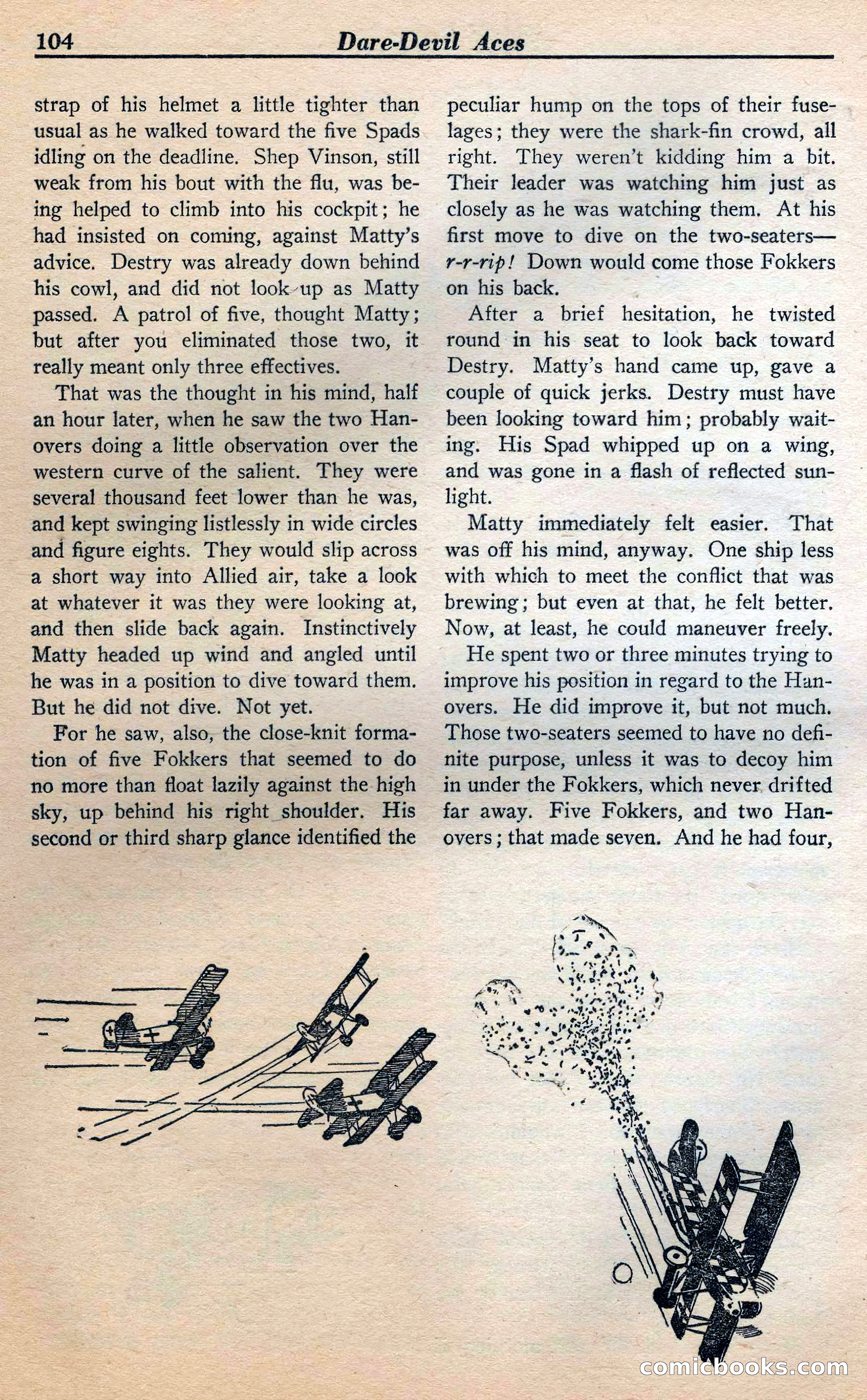 Dare-Devil Aces, Vol. 21, No. 3 — page 106 of 117