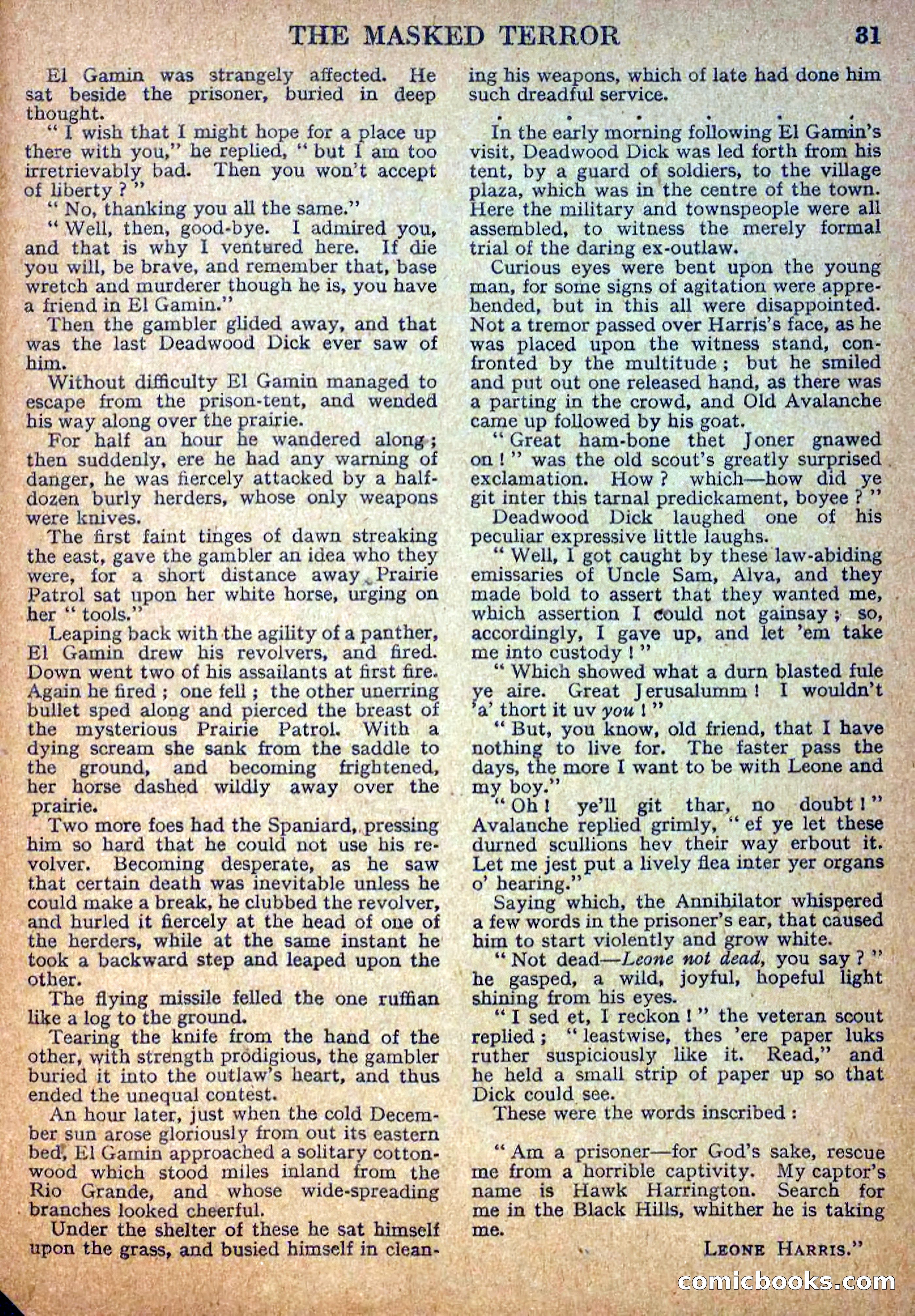 Deadwood Dick Library No. 10 — page 33 of 36