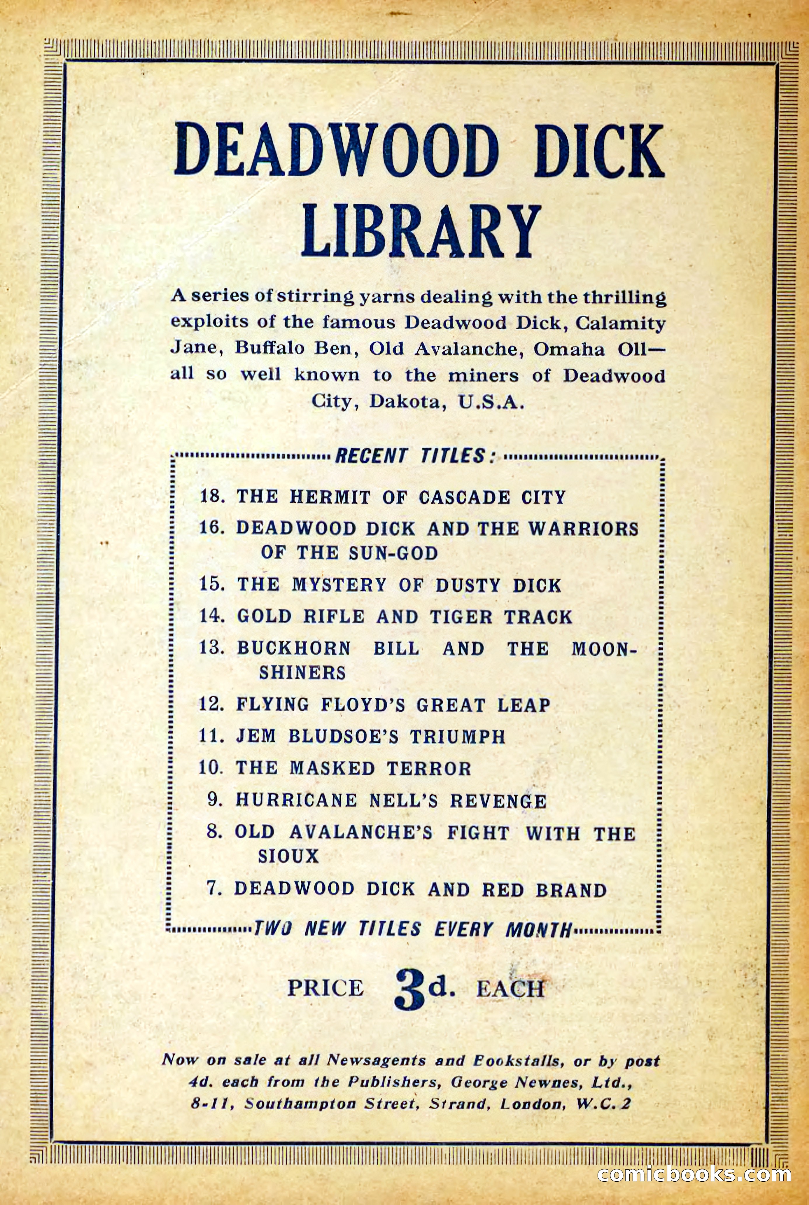 Deadwood Dick Library No. 17 — page 2 of 36