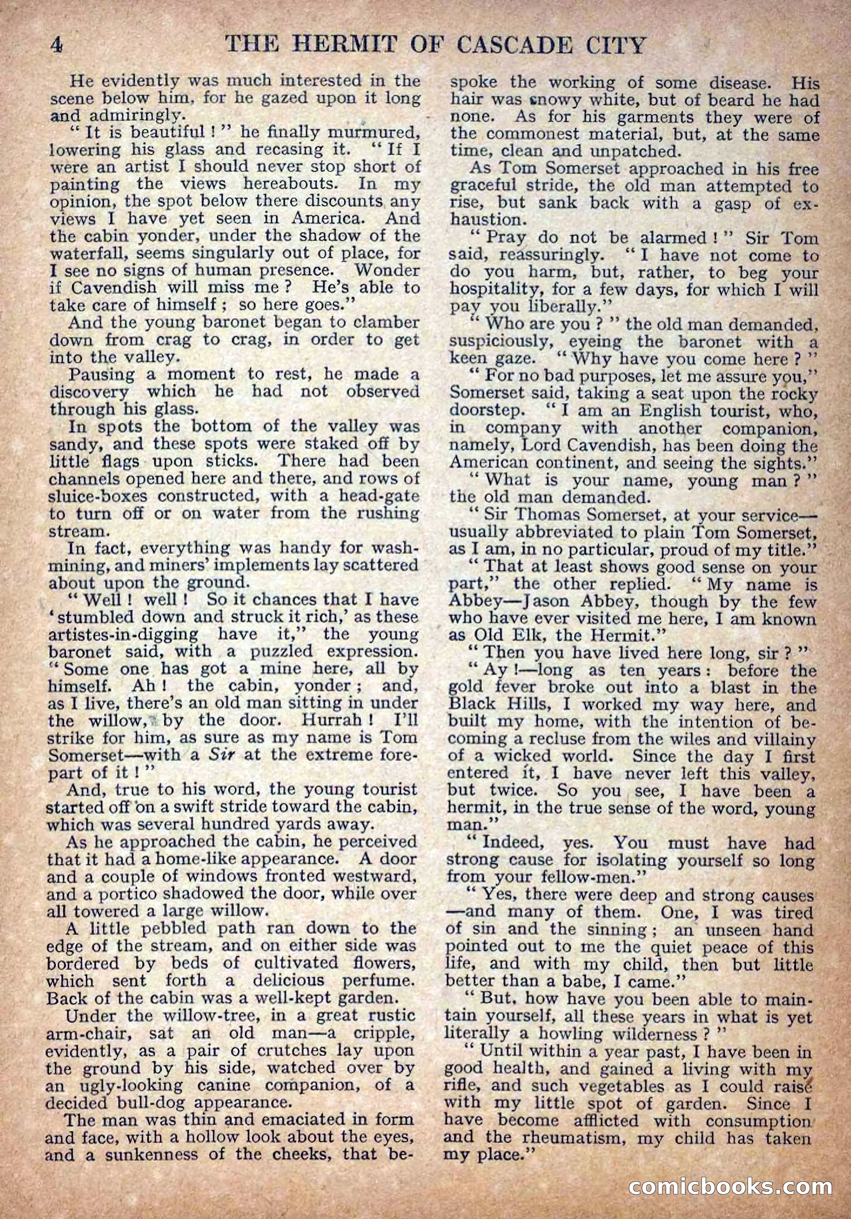 Deadwood Dick Library No. 18: The Hermit of Cascade City — page 6 of 36