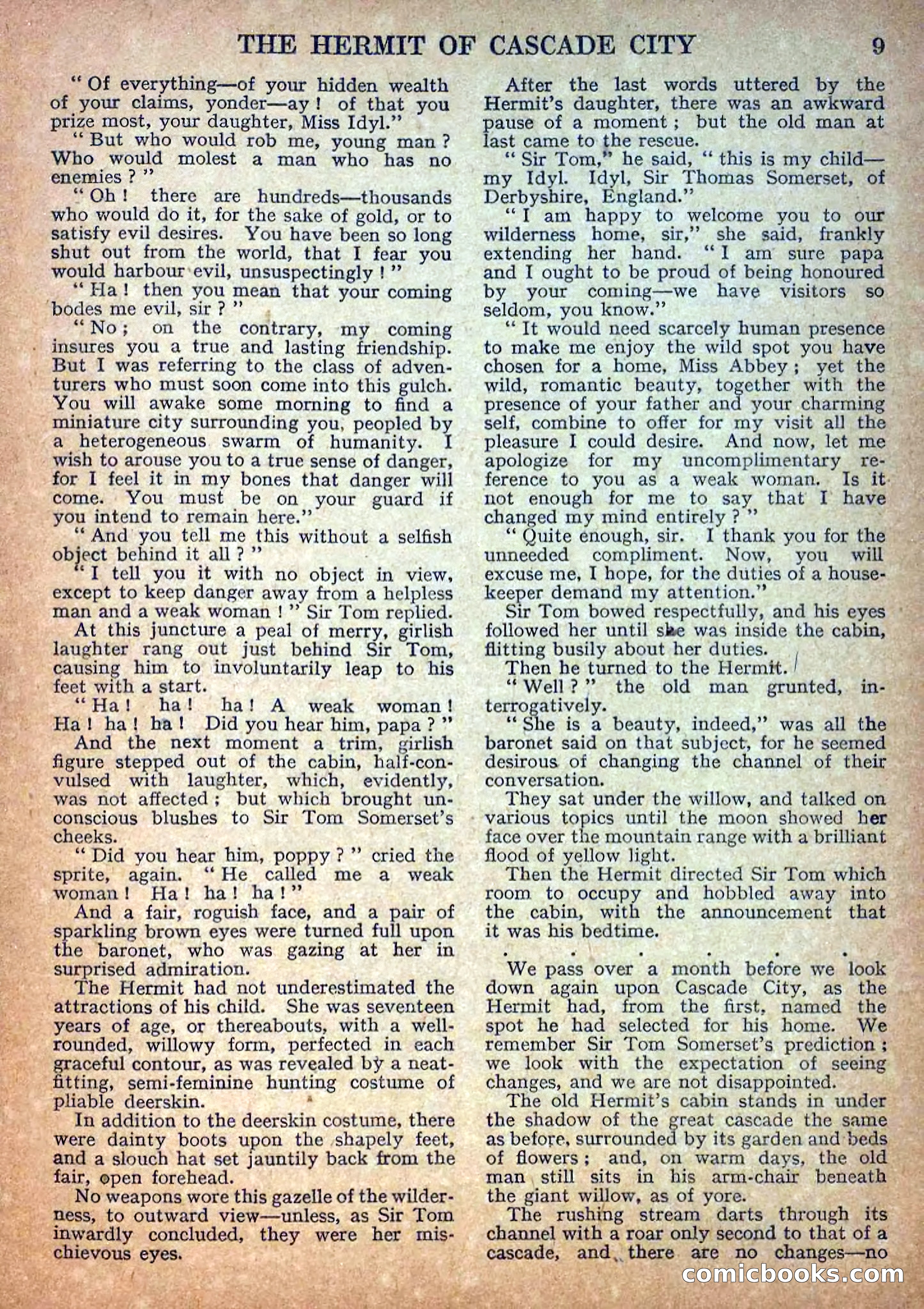 Deadwood Dick Library No. 18: The Hermit of Cascade City — page 11 of 36