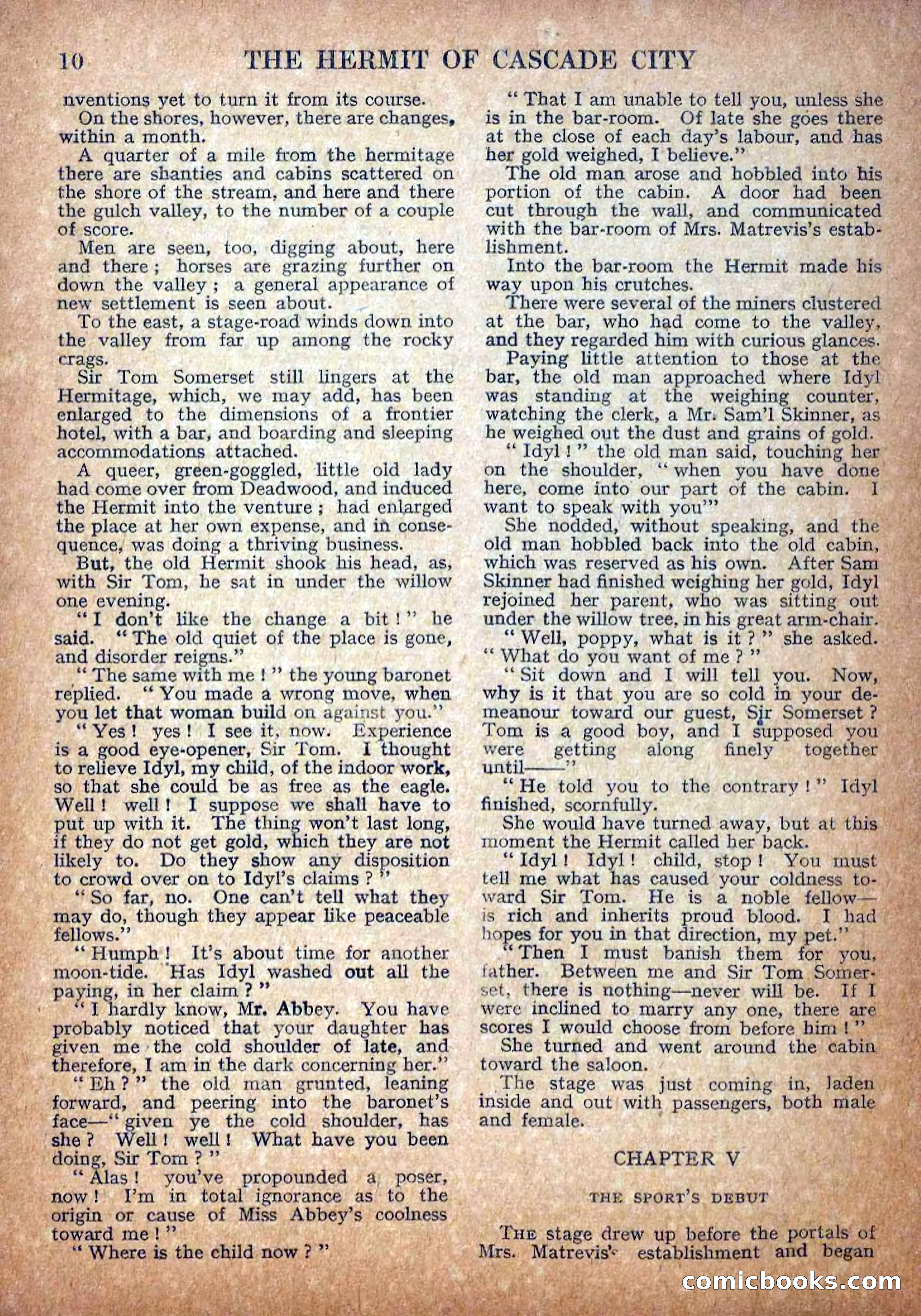 Deadwood Dick Library No. 18: The Hermit of Cascade City — page 12 of 36