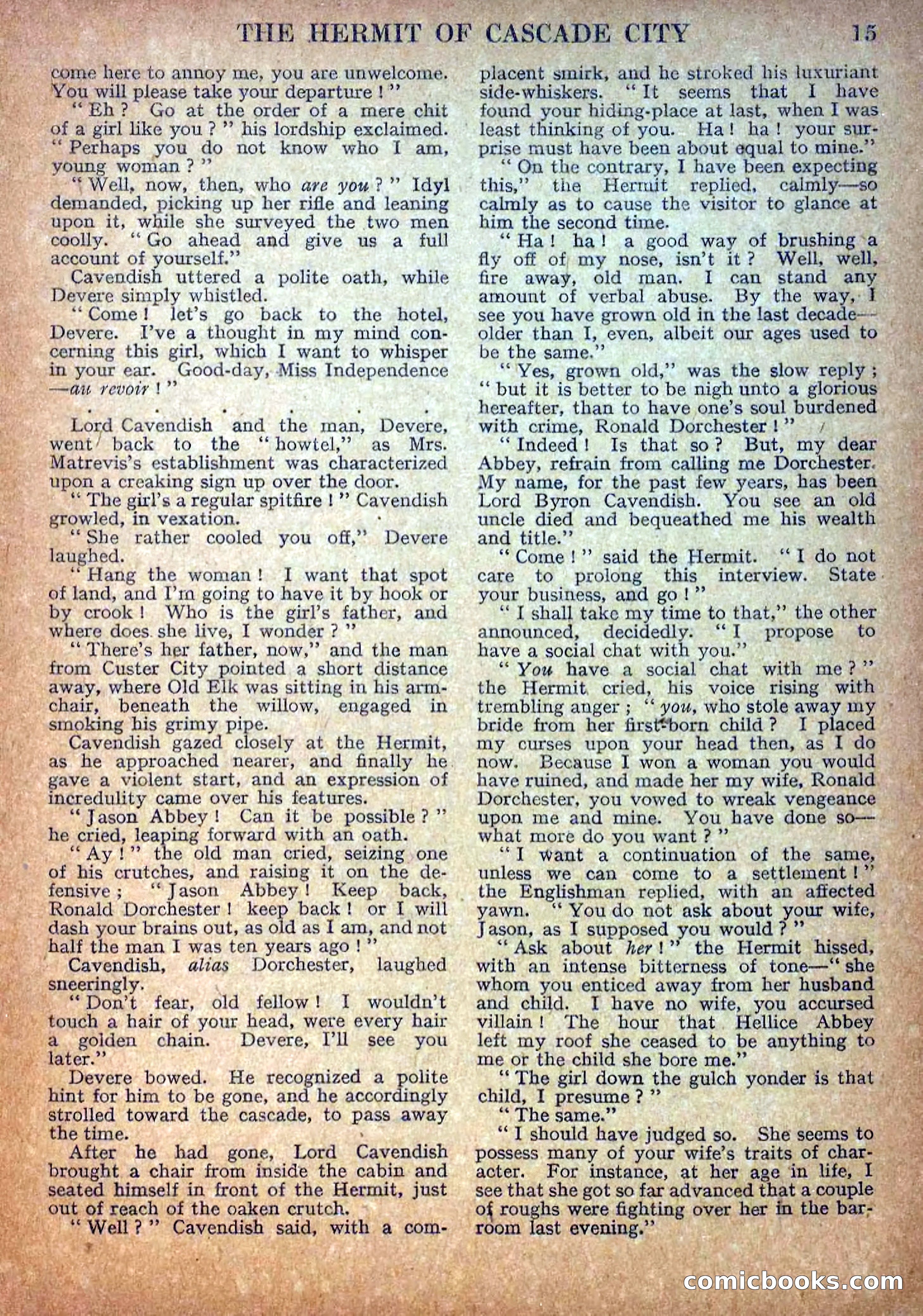 Deadwood Dick Library No. 18: The Hermit of Cascade City — page 17 of 36