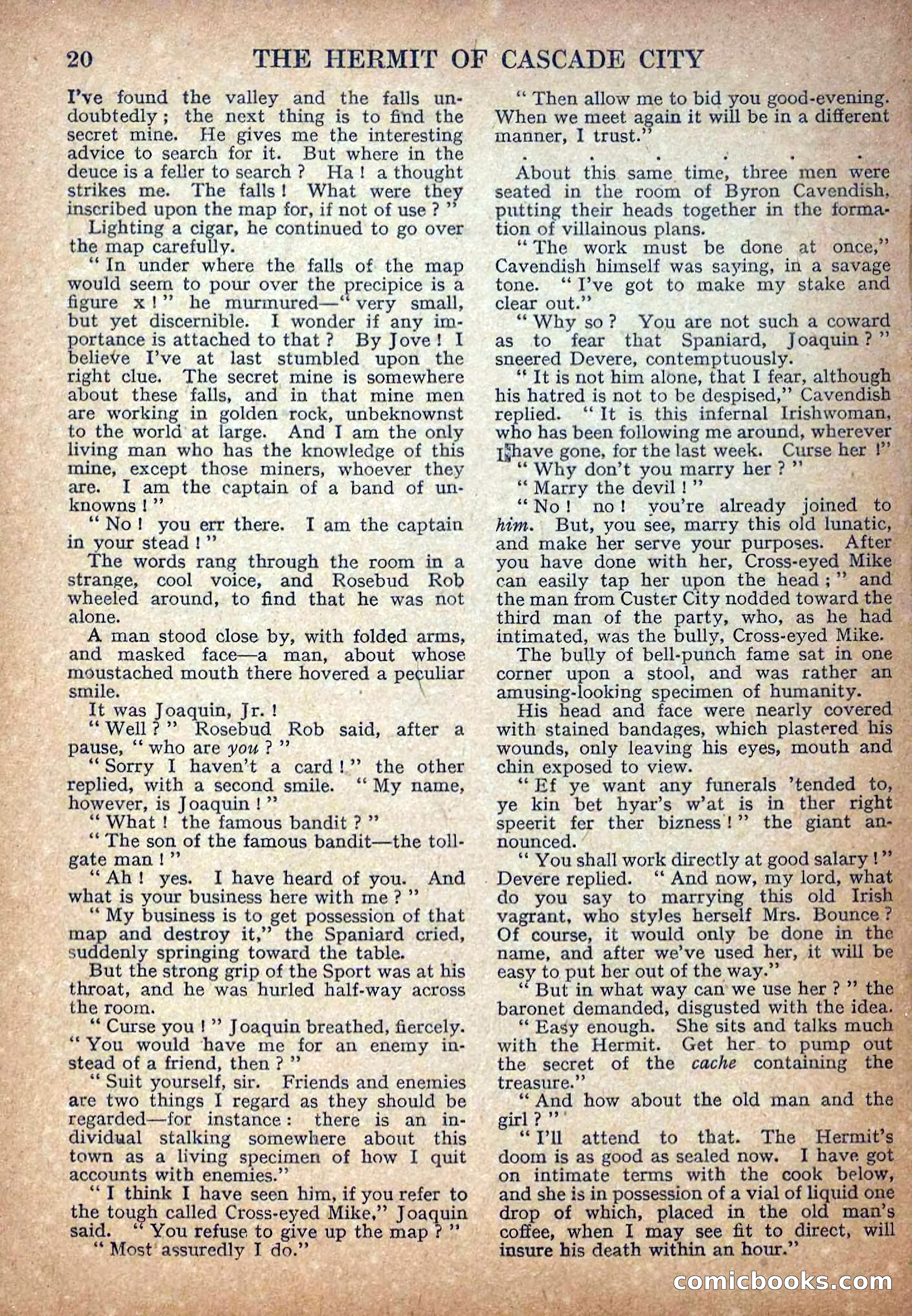 Deadwood Dick Library No. 18: The Hermit of Cascade City — page 22 of 36