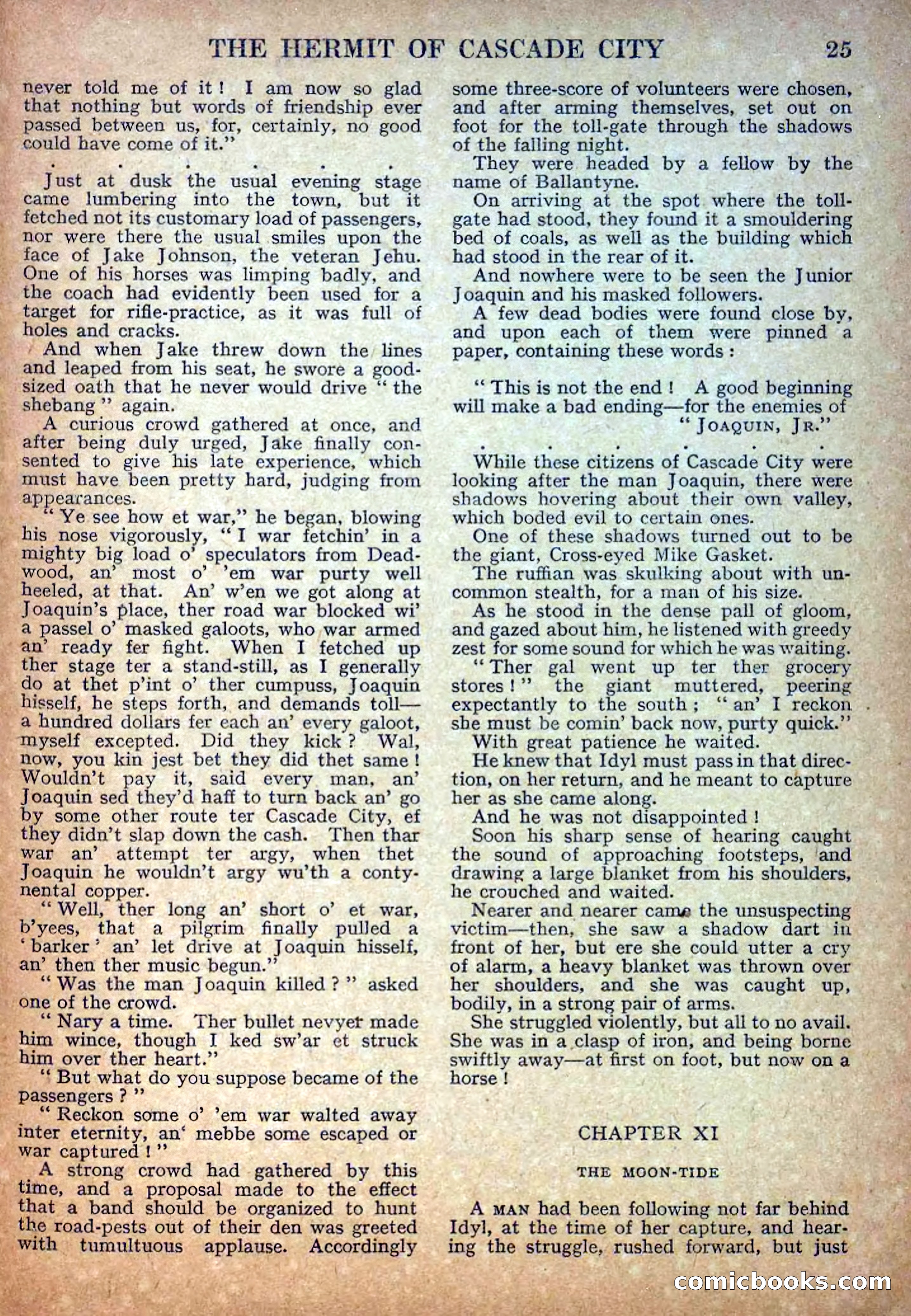Deadwood Dick Library No. 18: The Hermit of Cascade City — page 27 of 36