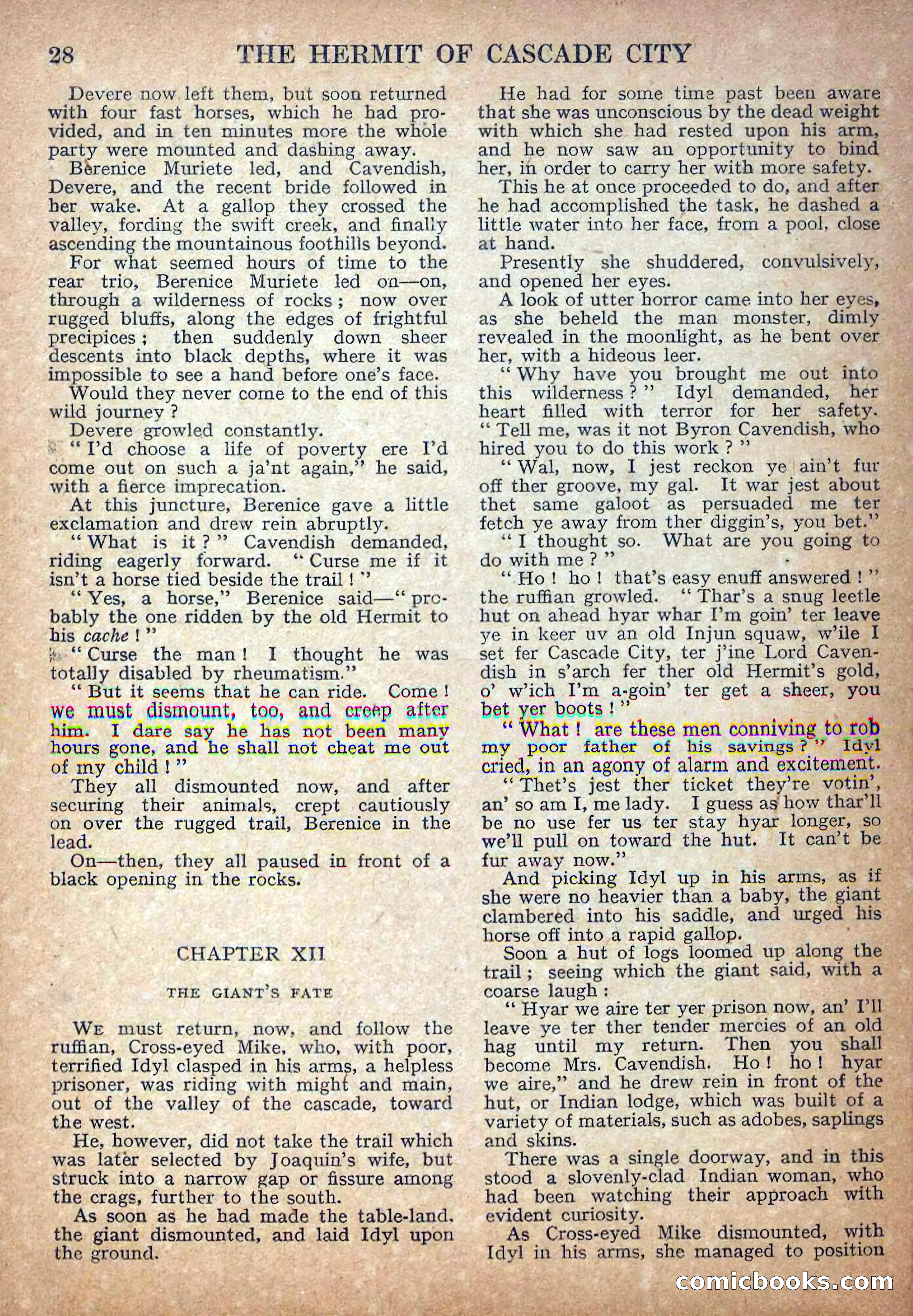 Deadwood Dick Library No. 18: The Hermit of Cascade City — page 30 of 36
