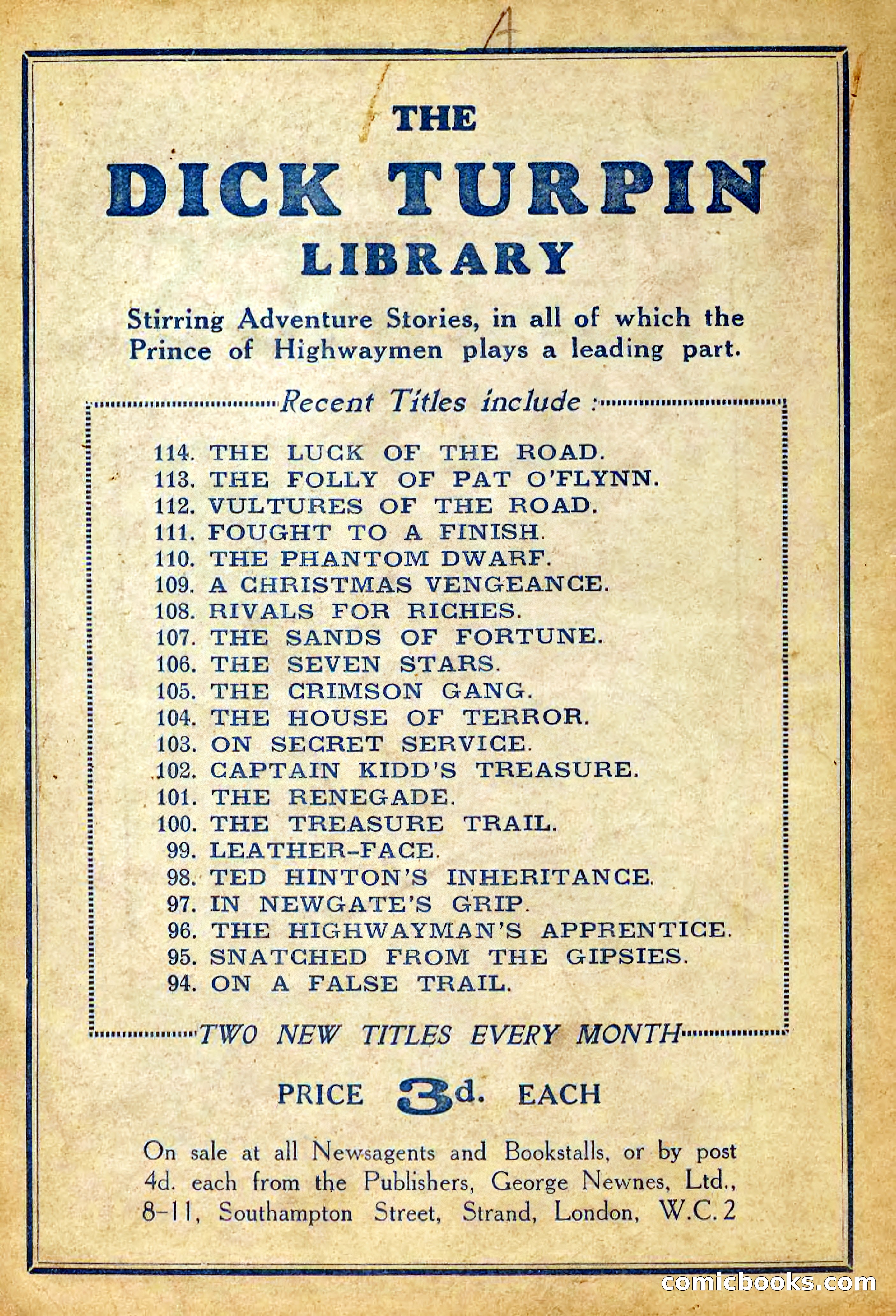Deadwood Dick Library No. 18: The Hermit of Cascade City — page 36 of 36