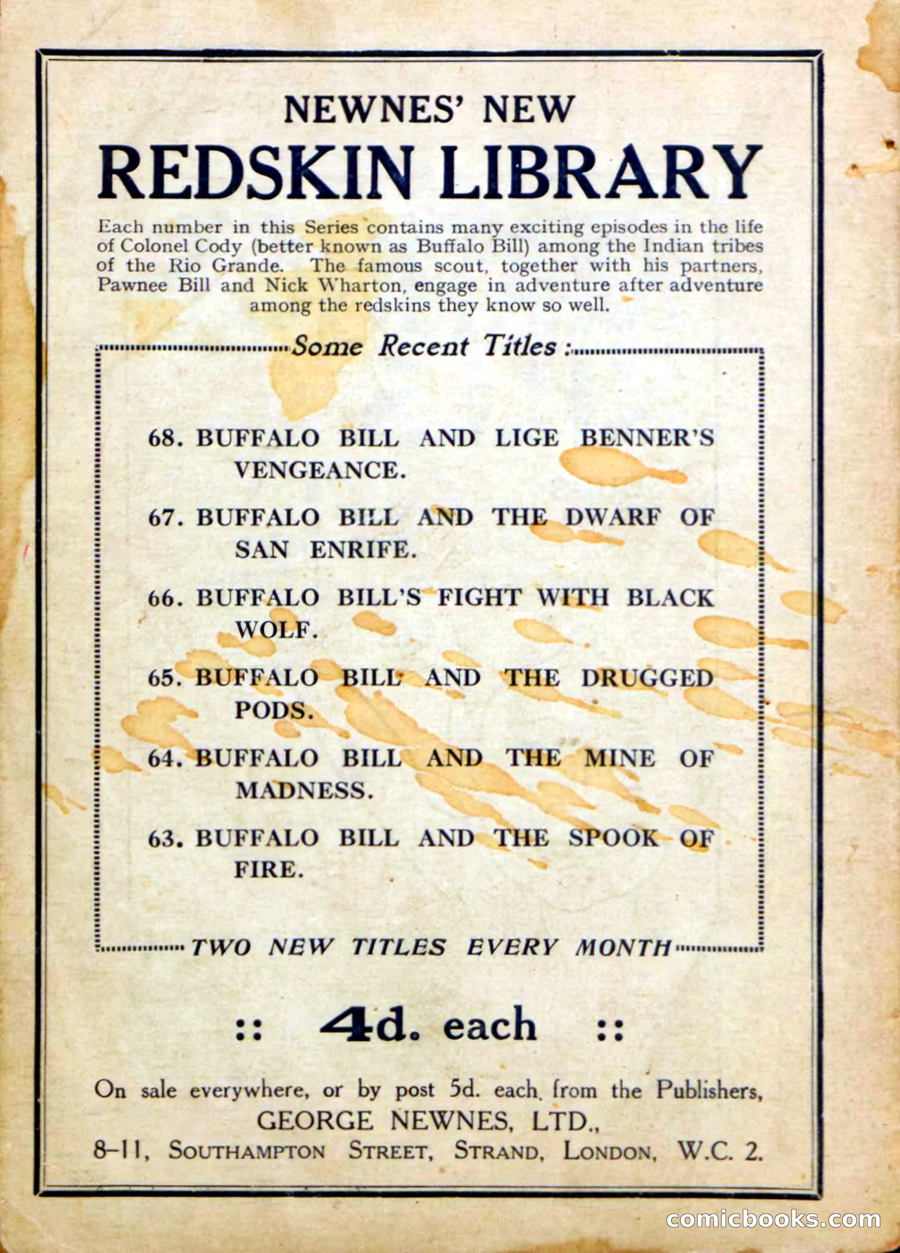 Deadwood Dick Library No. 19 — page 36 of 36