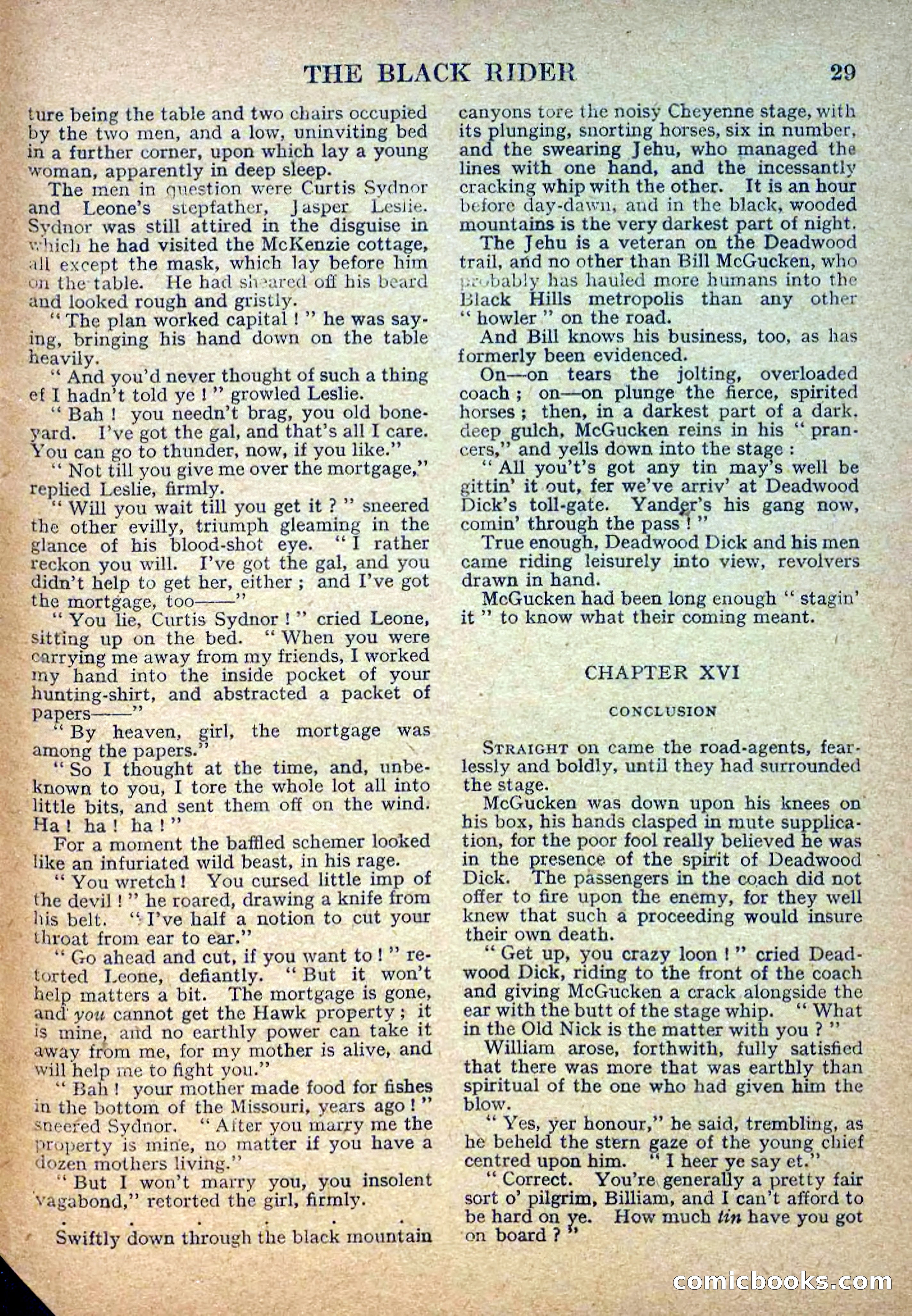 Deadwood Dick Library No. 2: The Black Rider — page 31 of 36