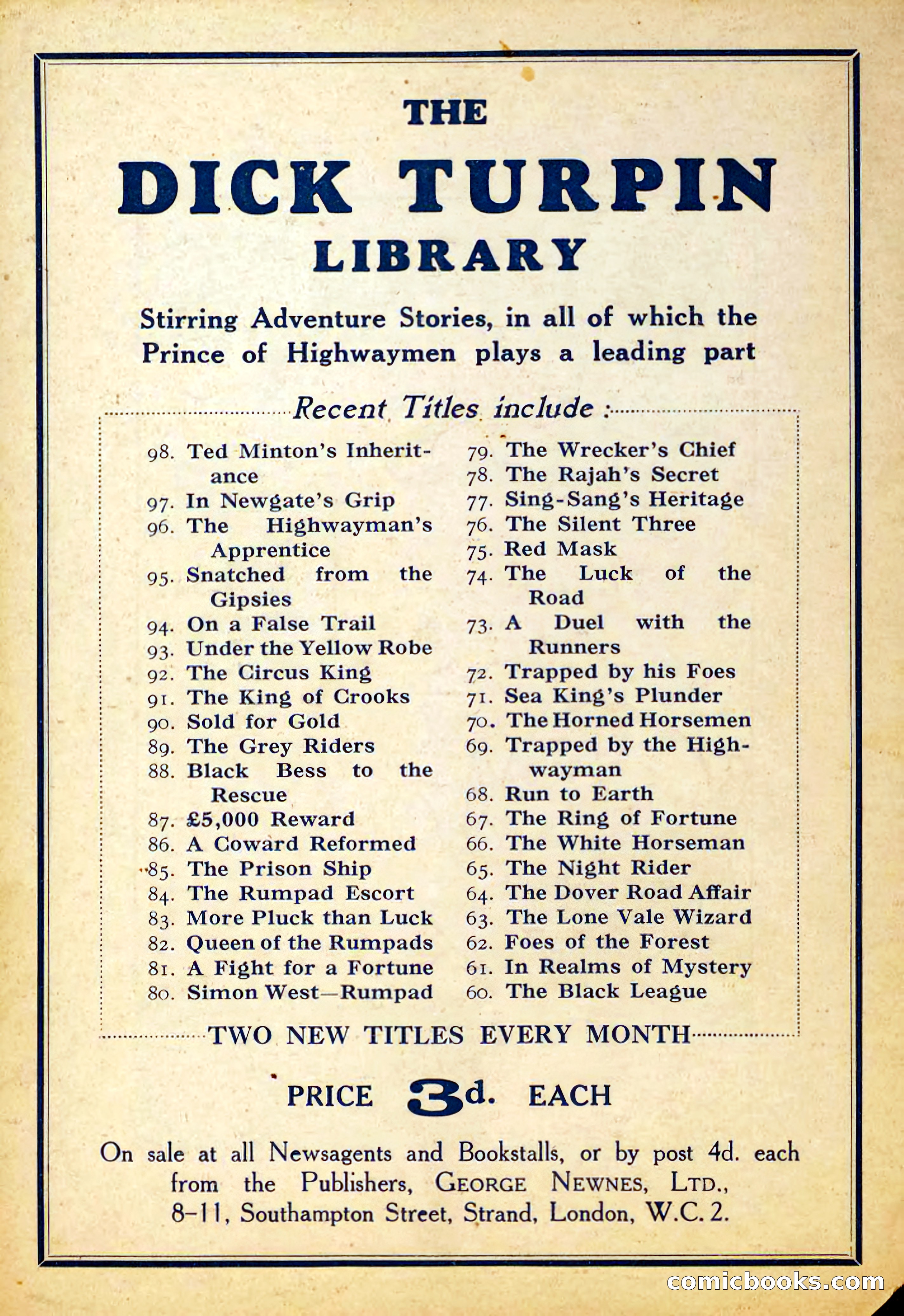 Deadwood Dick Library No. 2: The Black Rider — page 36 of 36