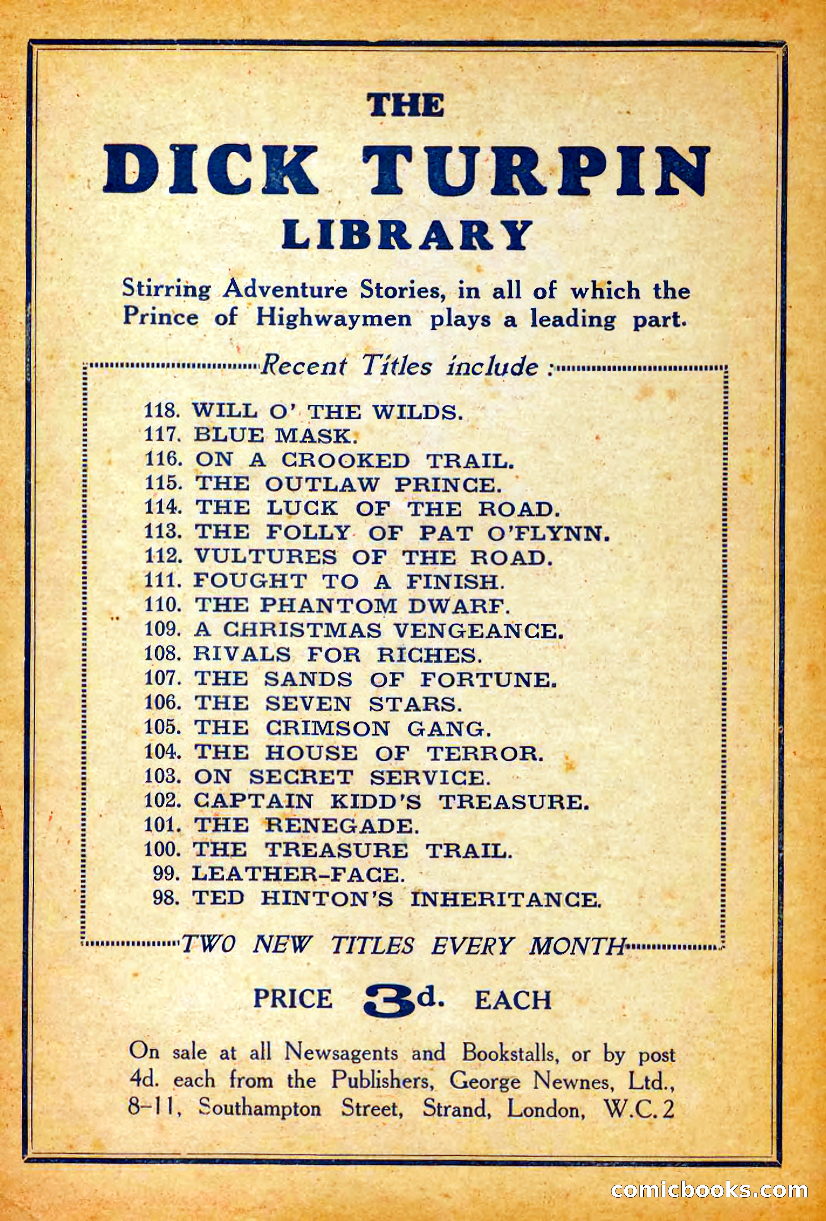 Deadwood Dick Library No. 22: The Demon of the Forest — page 2 of 36
