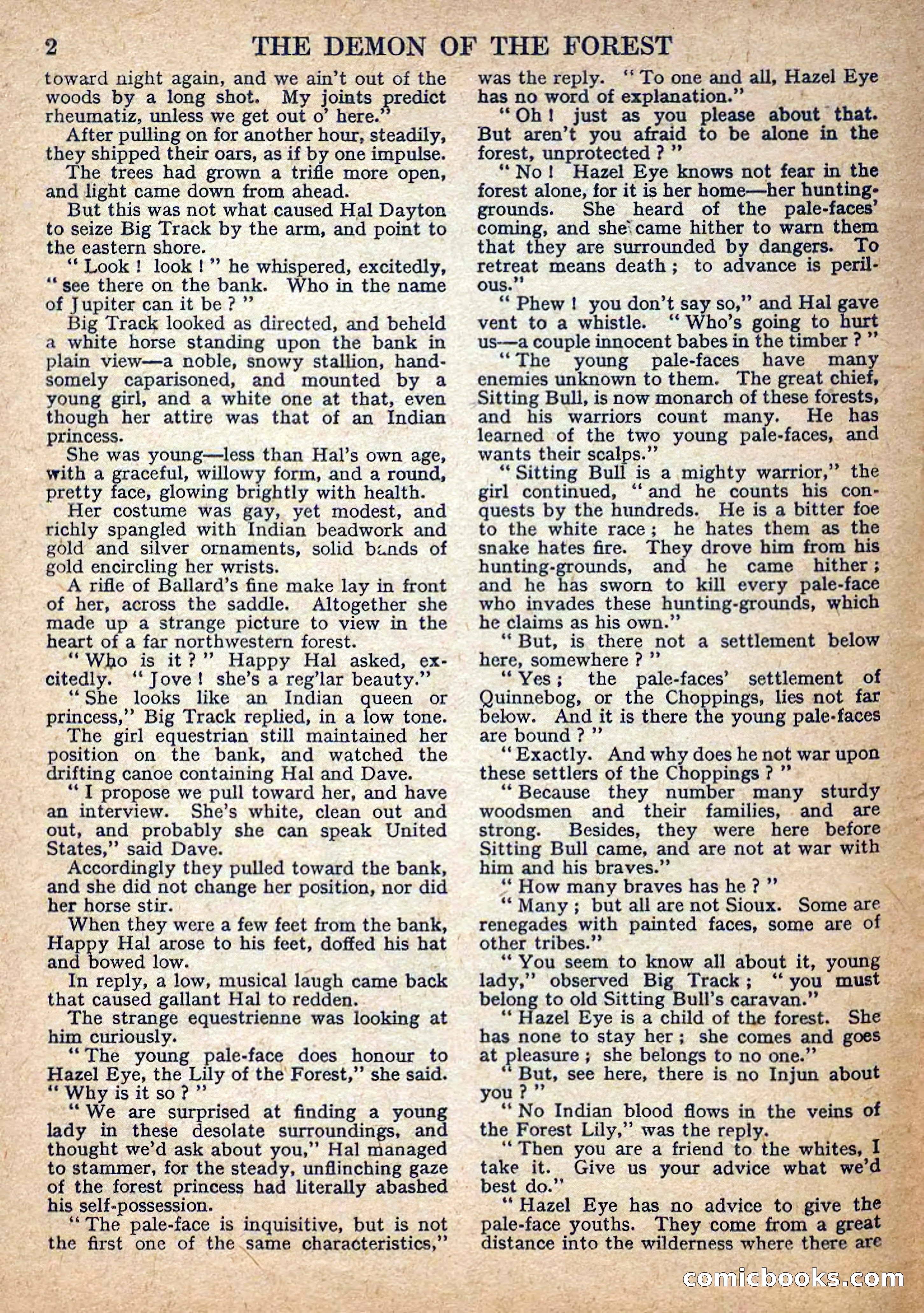 Deadwood Dick Library No. 22: The Demon of the Forest — page 4 of 36