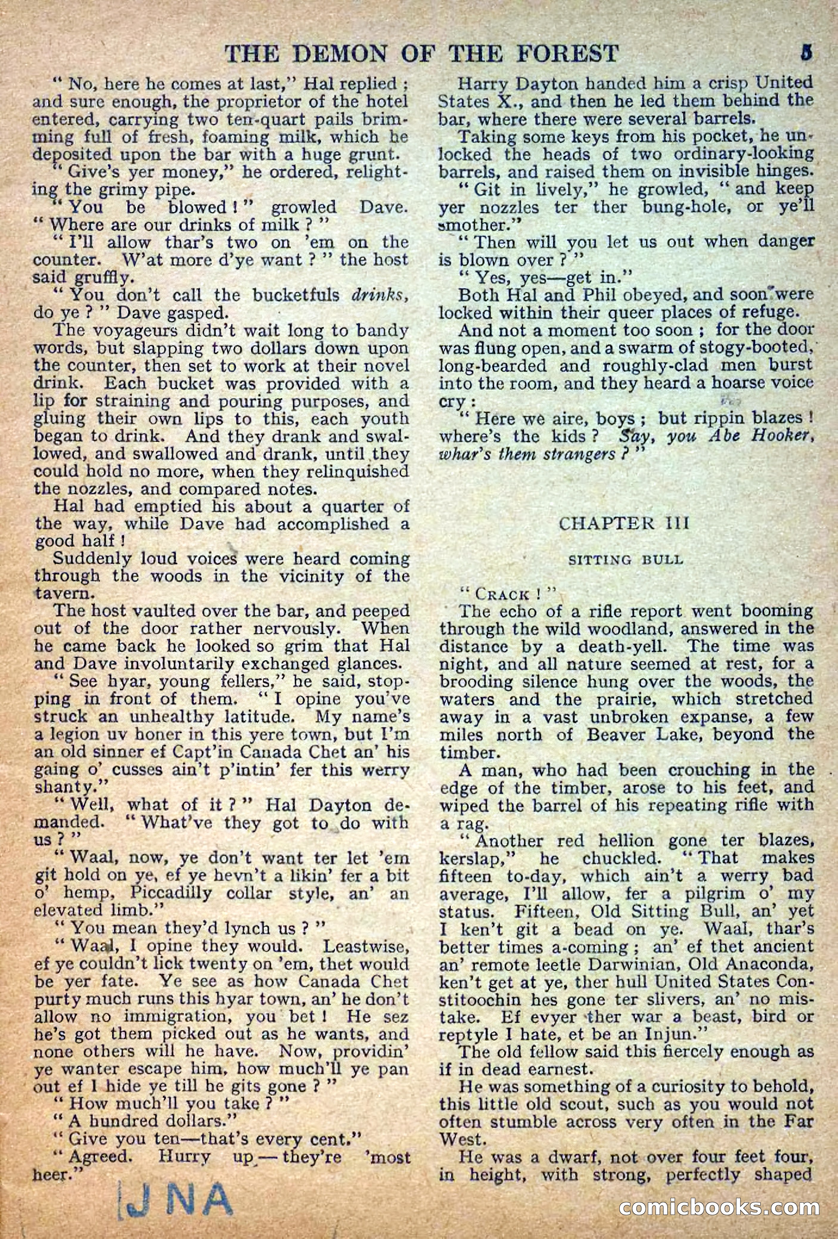Deadwood Dick Library No. 22: The Demon of the Forest — page 7 of 36