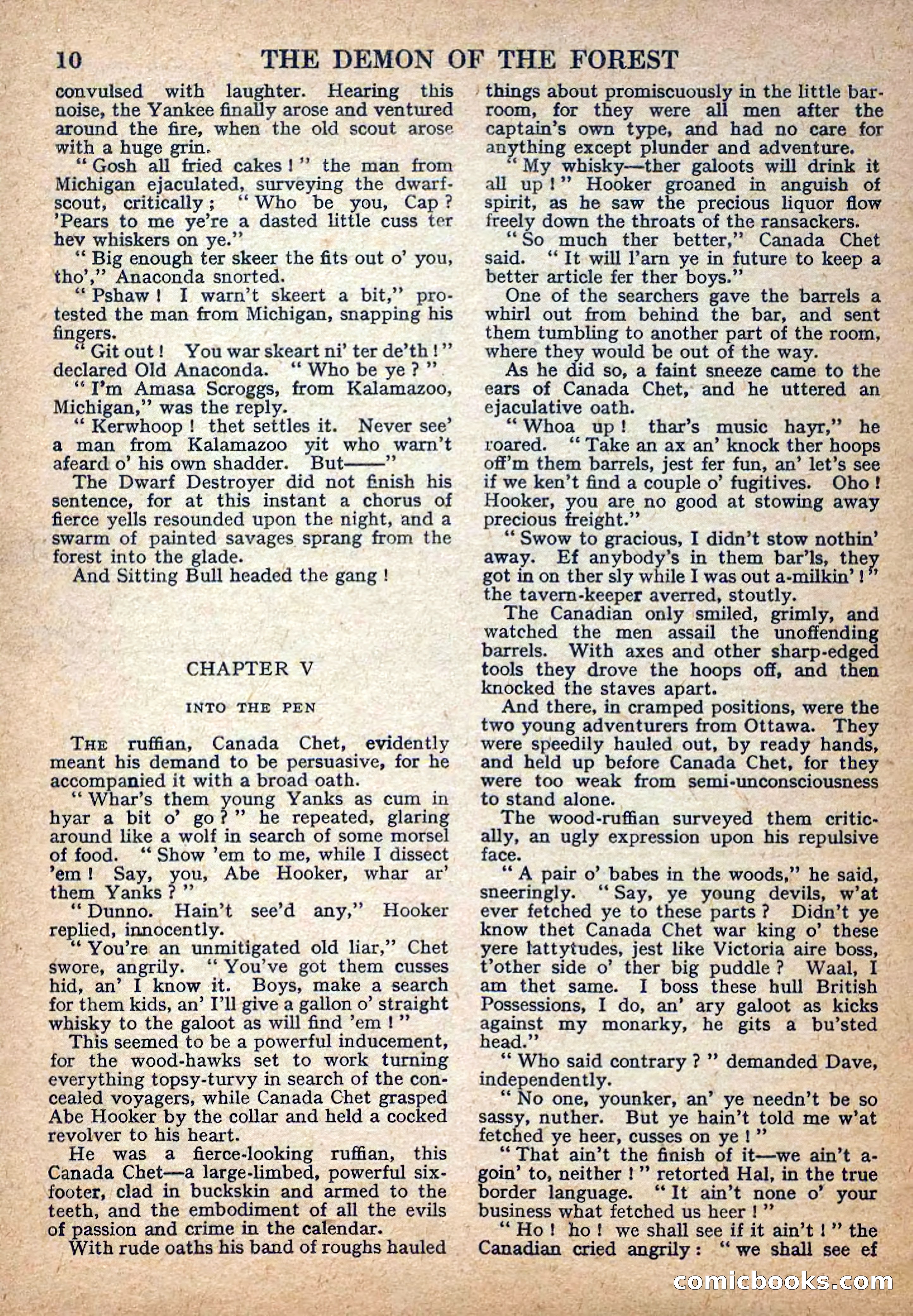 Deadwood Dick Library No. 22: The Demon of the Forest — page 12 of 36
