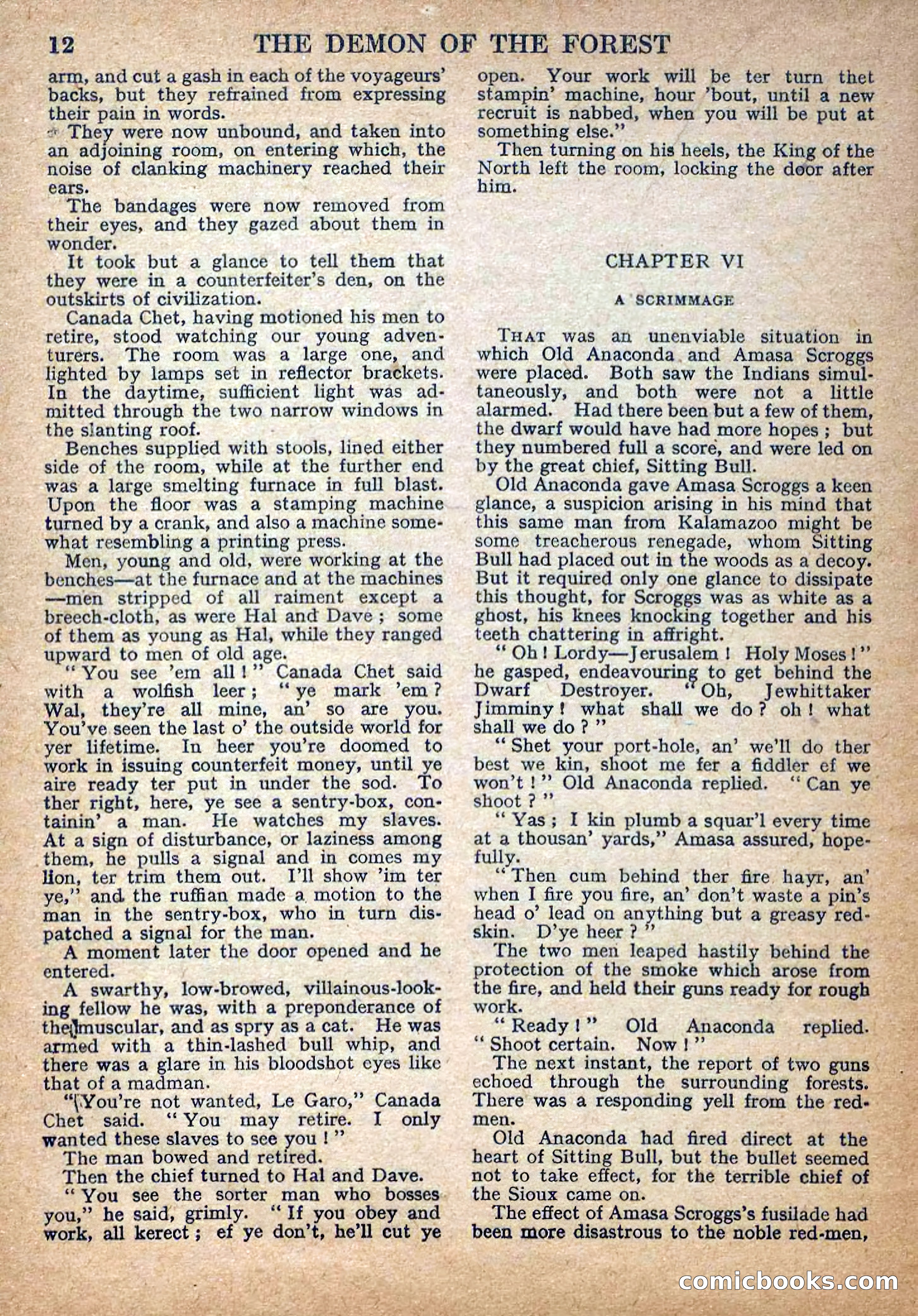 Deadwood Dick Library No. 22: The Demon of the Forest — page 14 of 36