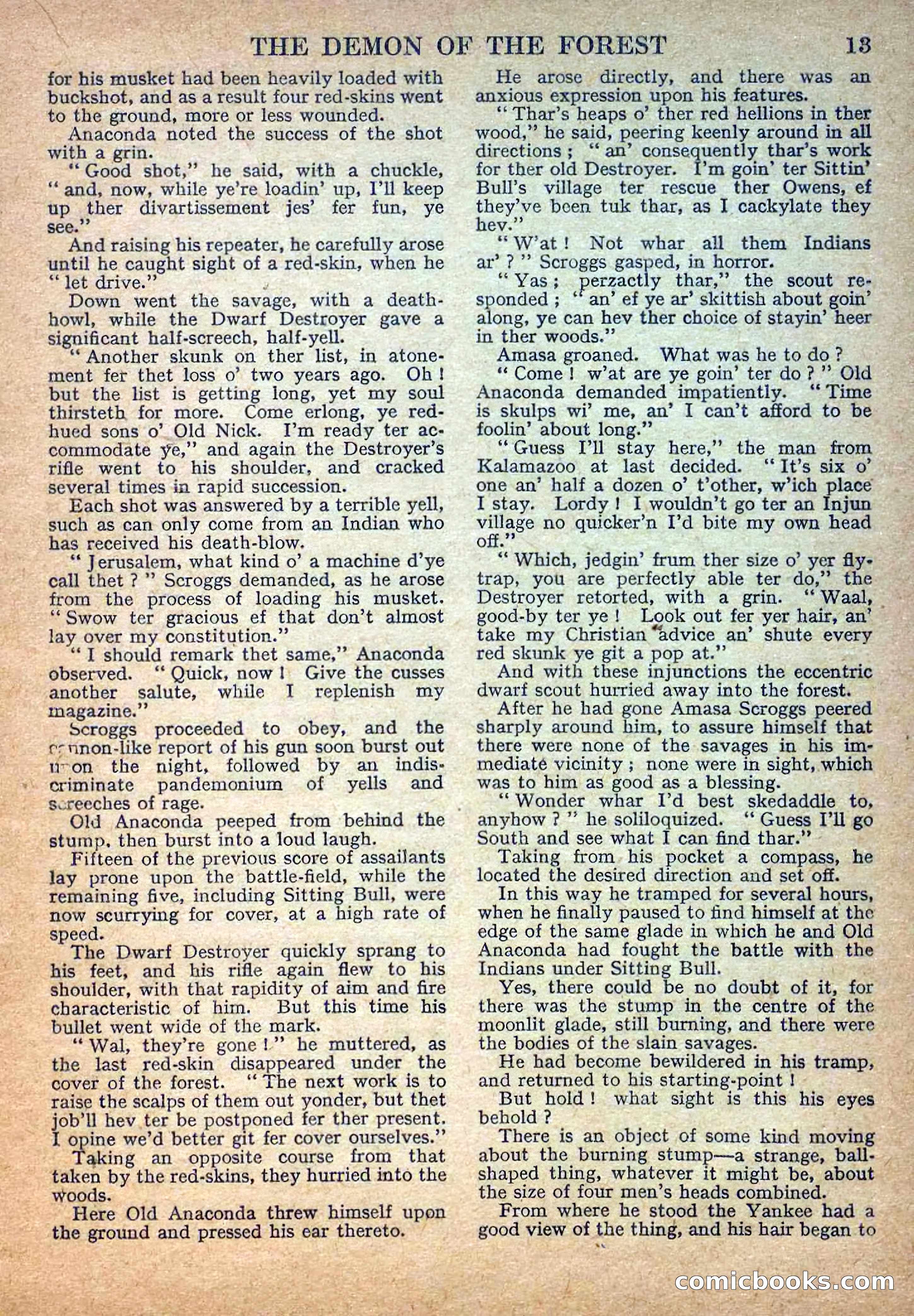 Deadwood Dick Library No. 22: The Demon of the Forest — page 15 of 36