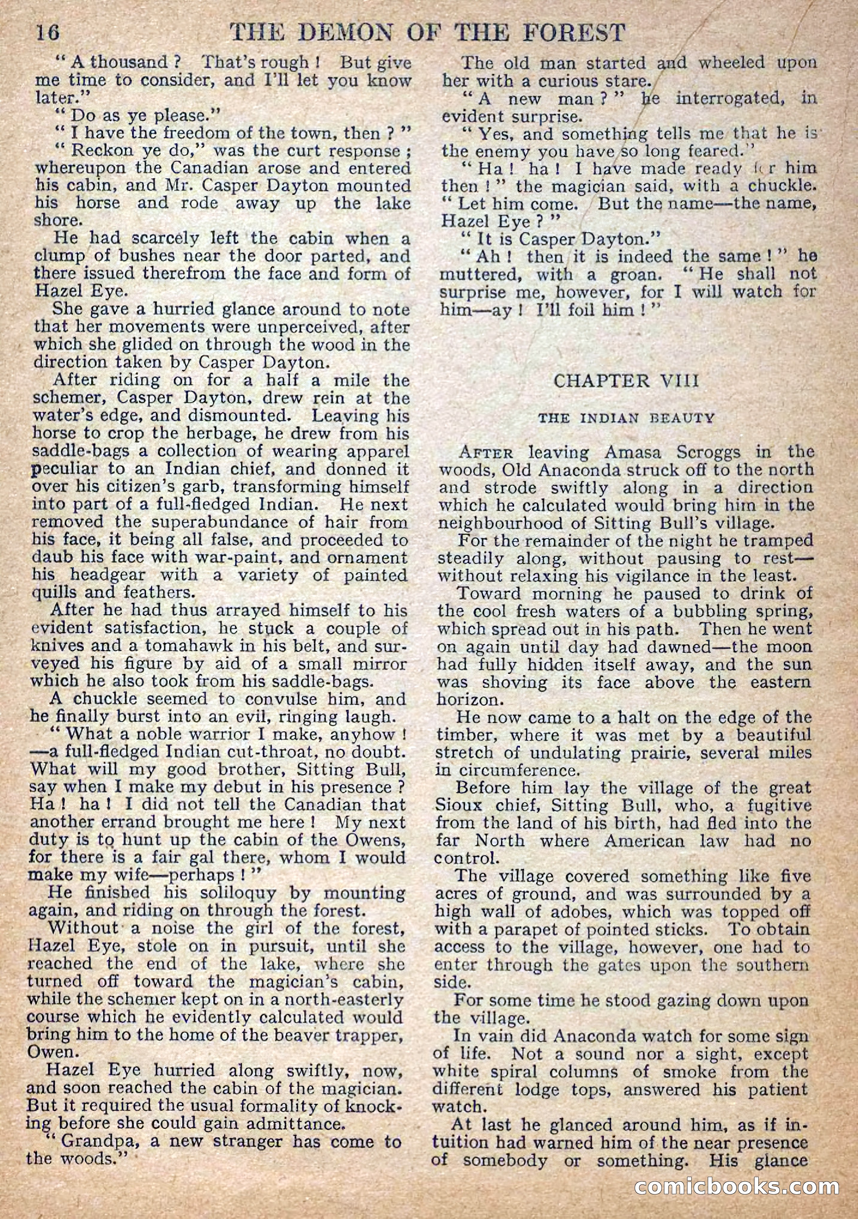 Deadwood Dick Library No. 22: The Demon of the Forest — page 18 of 36