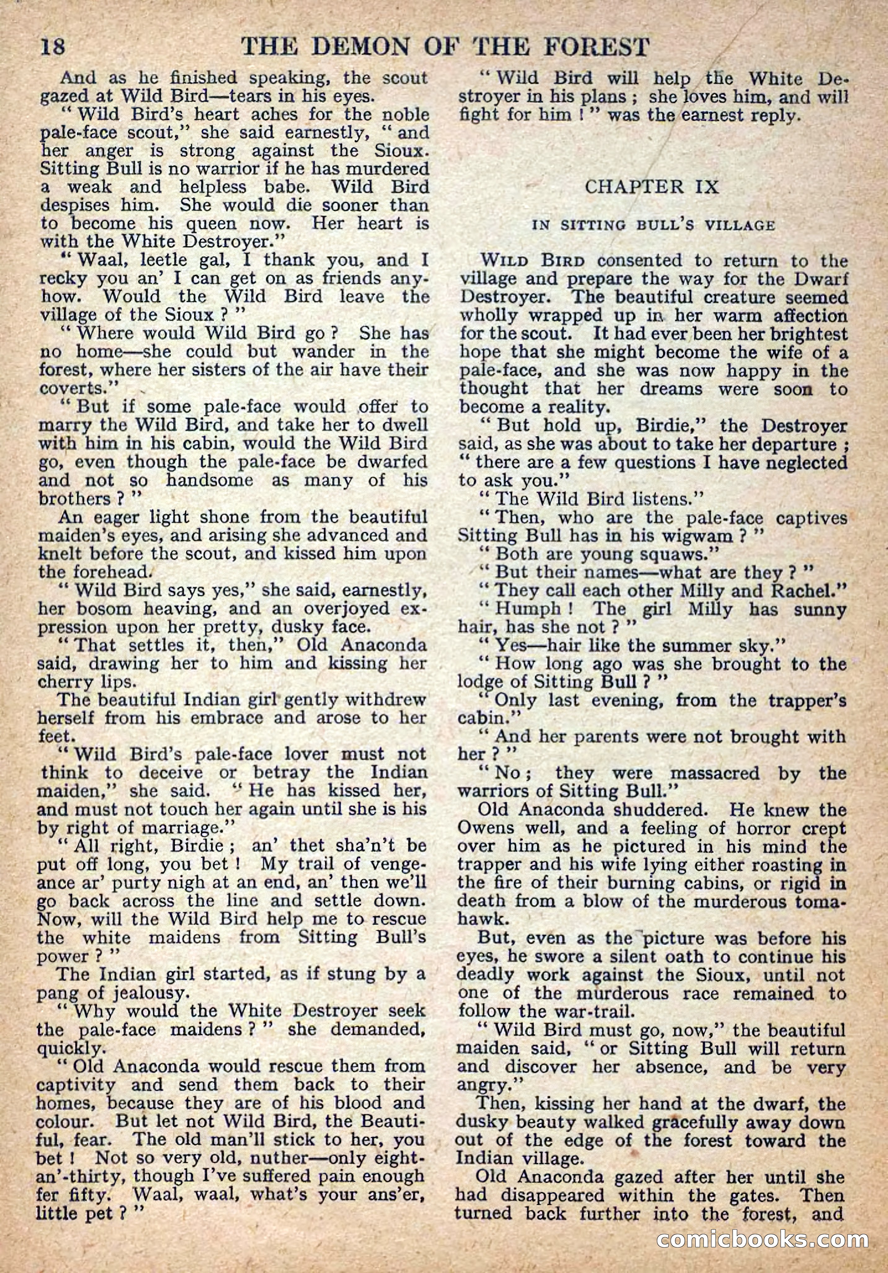 Deadwood Dick Library No. 22: The Demon of the Forest — page 20 of 36