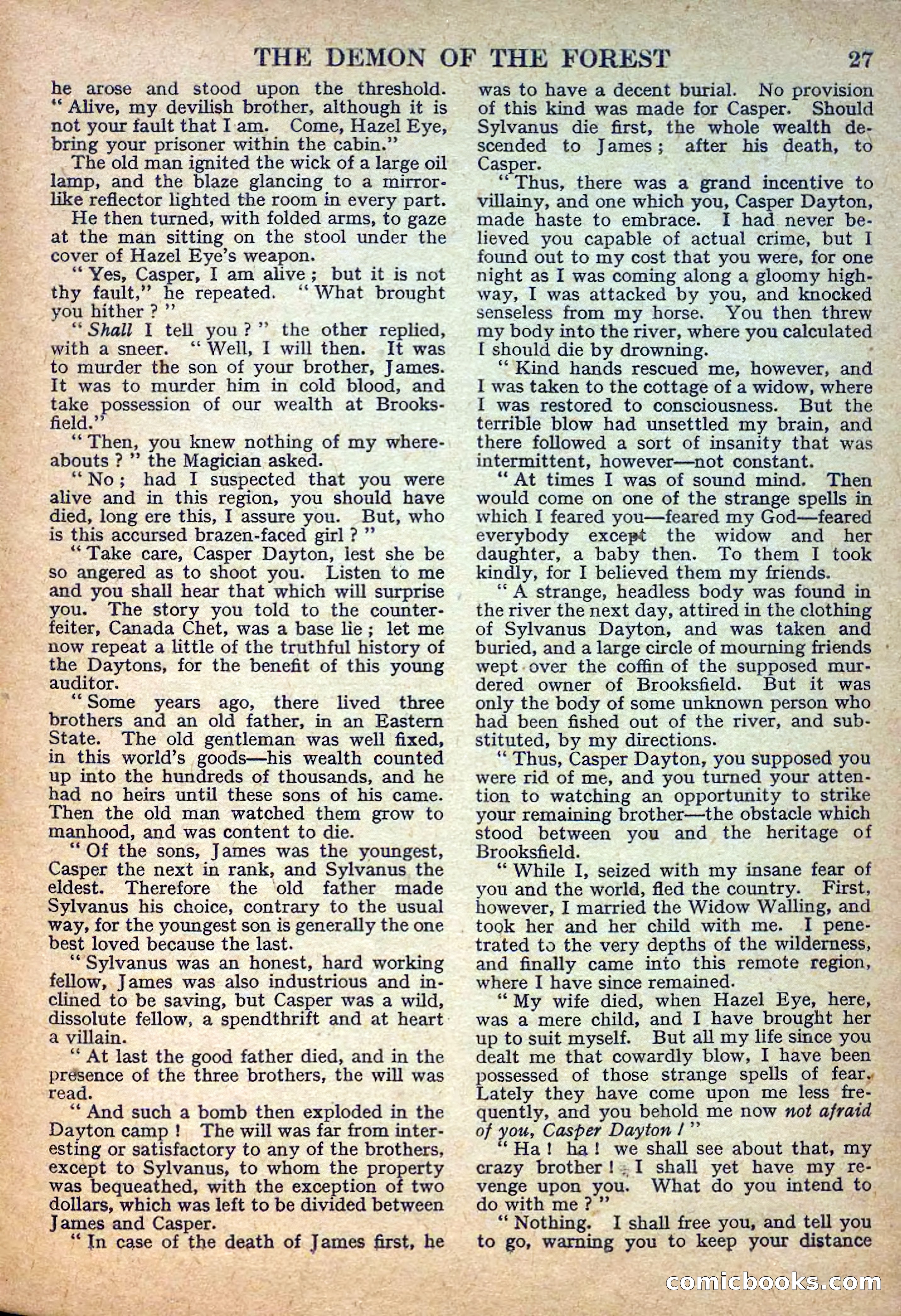 Deadwood Dick Library No. 22: The Demon of the Forest — page 29 of 36