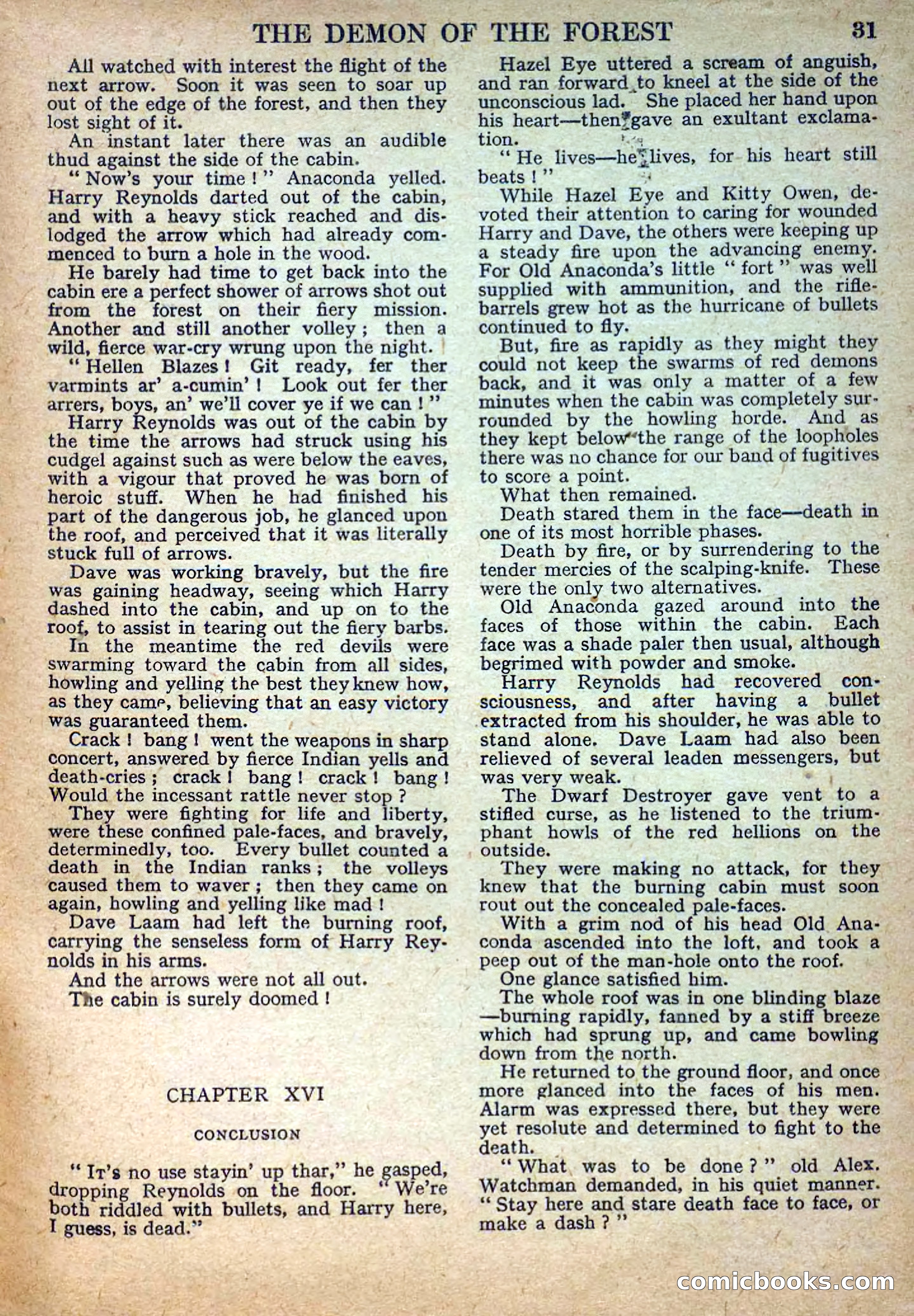 Deadwood Dick Library No. 22: The Demon of the Forest — page 33 of 36