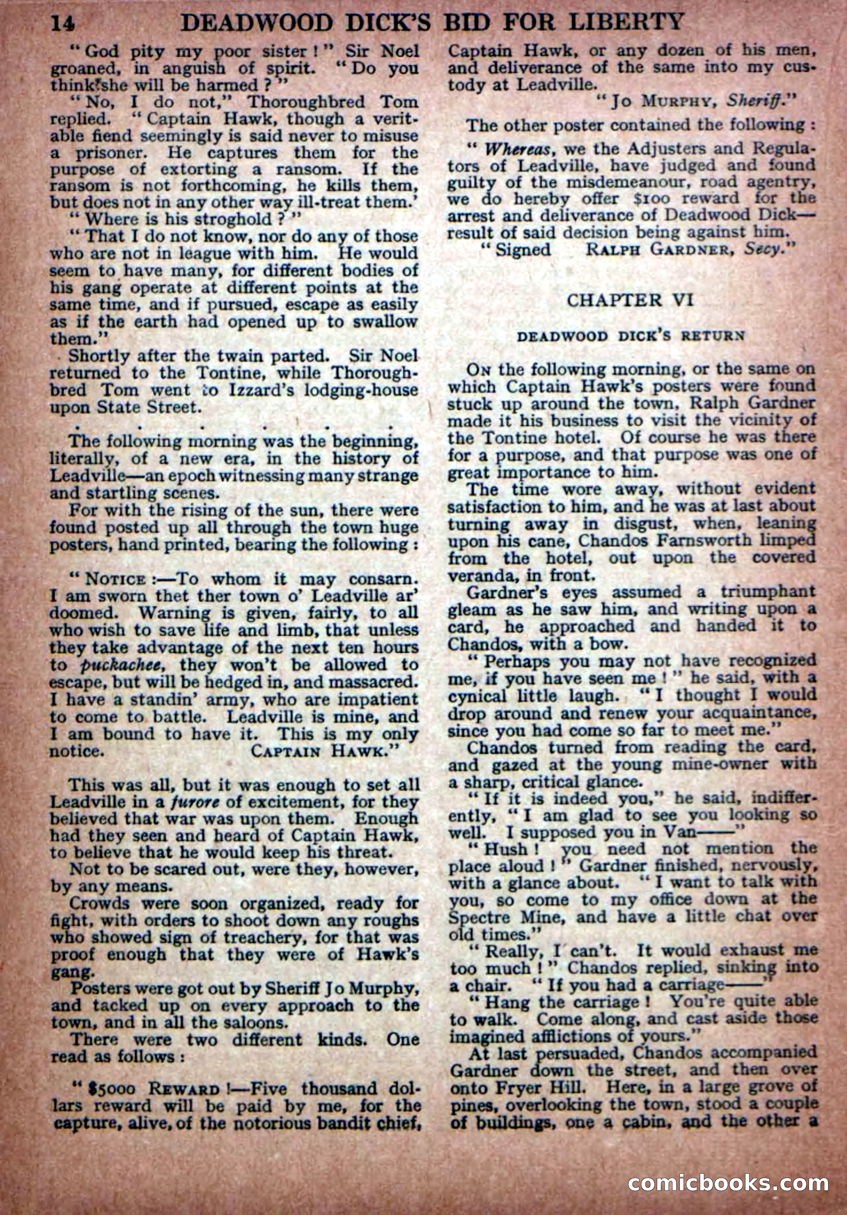 Deadwood Dick Library No. 23 — page 16 of 36