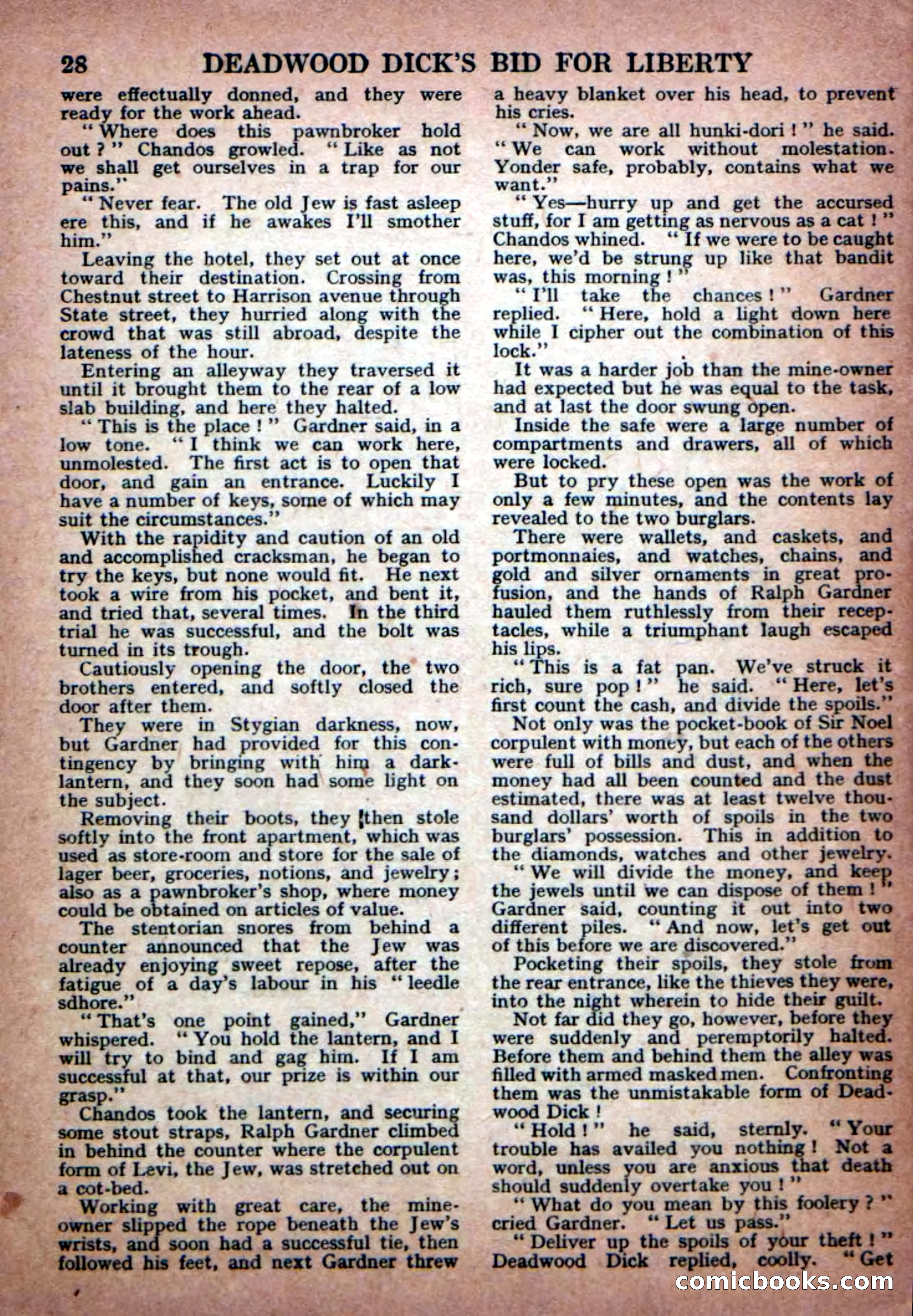 Deadwood Dick Library No. 23 — page 30 of 36